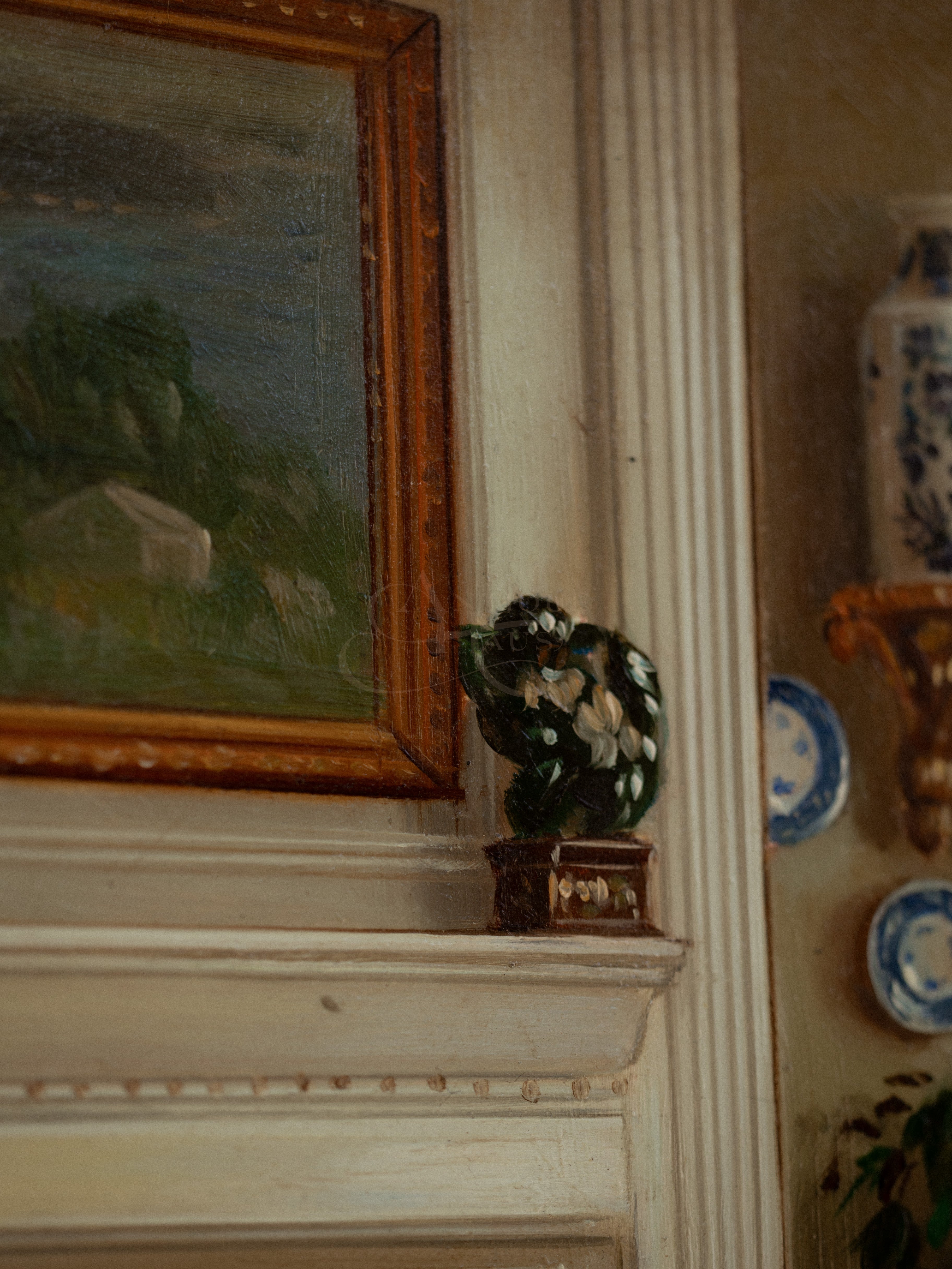 Vintage Interior Room Painting