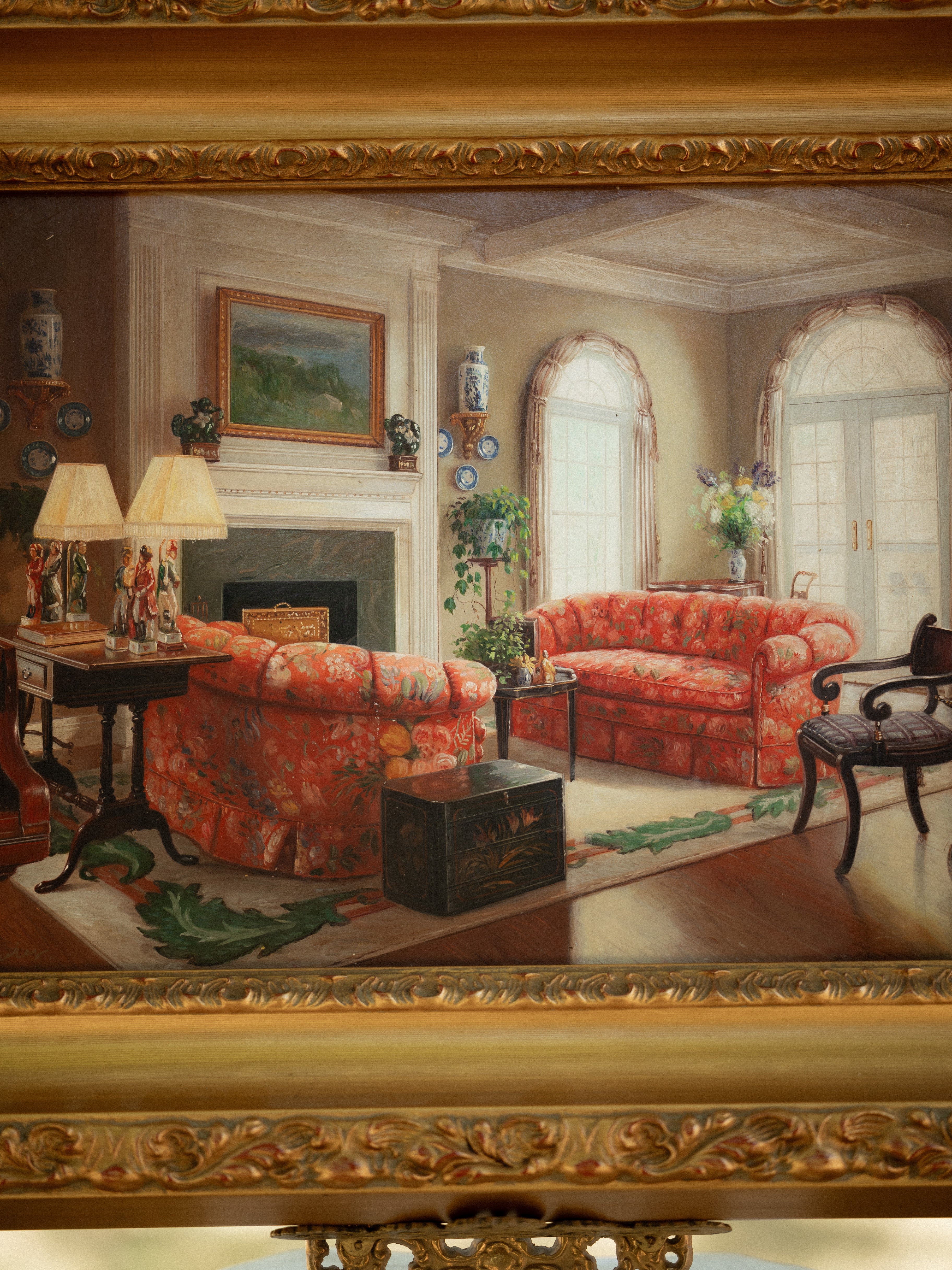Vintage Interior Room Painting