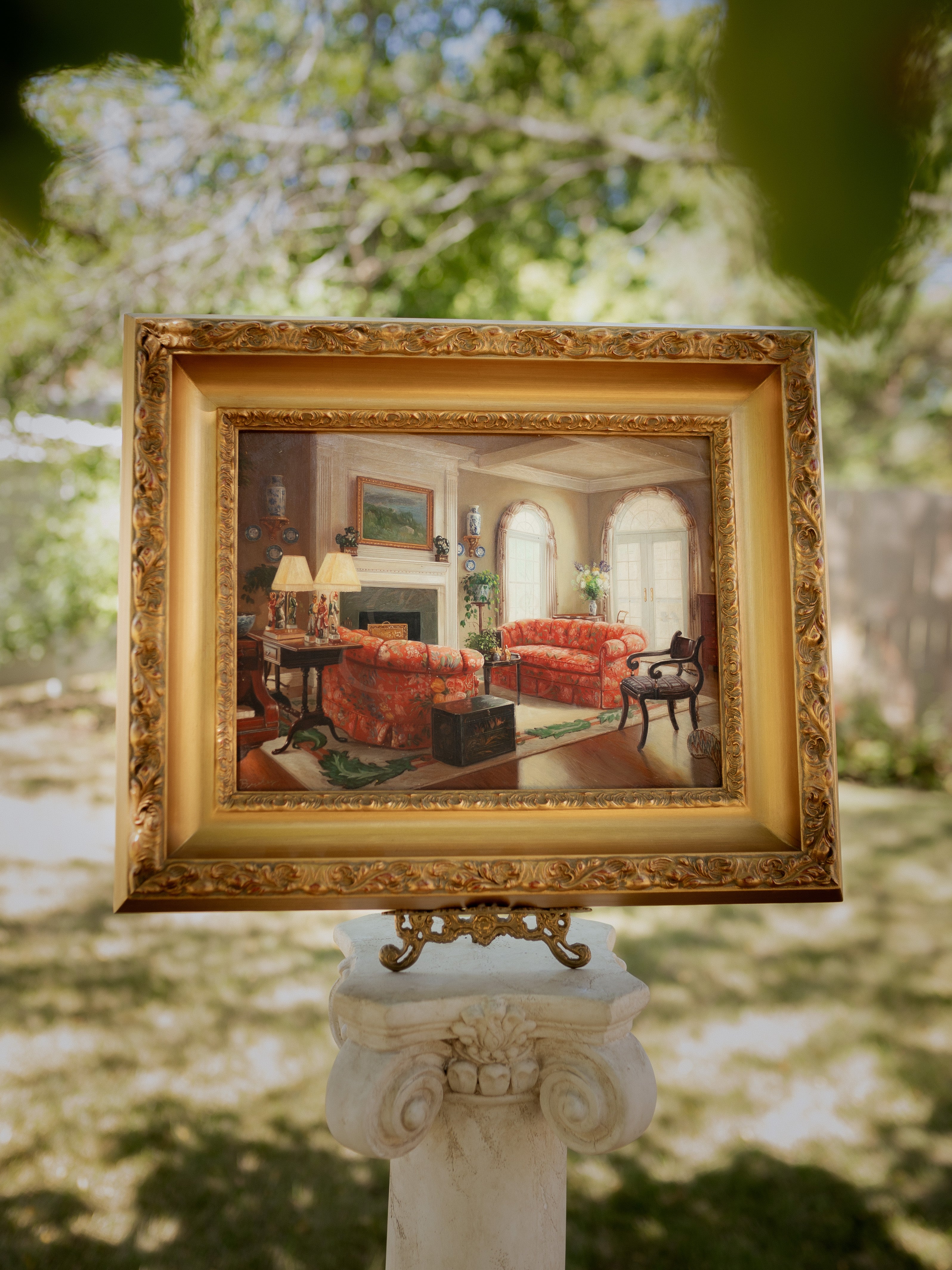 Vintage Interior Room Painting