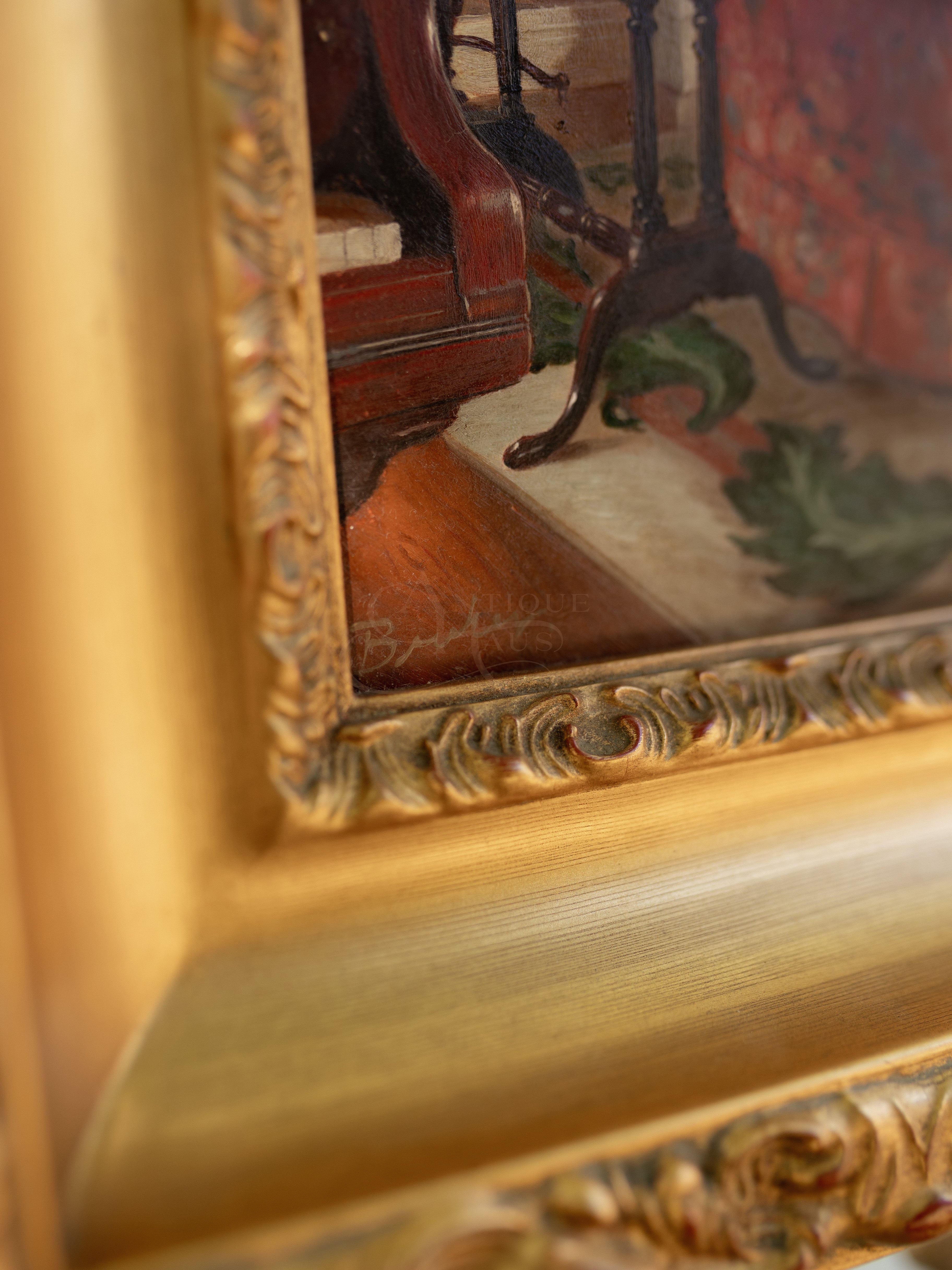 Vintage Interior Room Painting