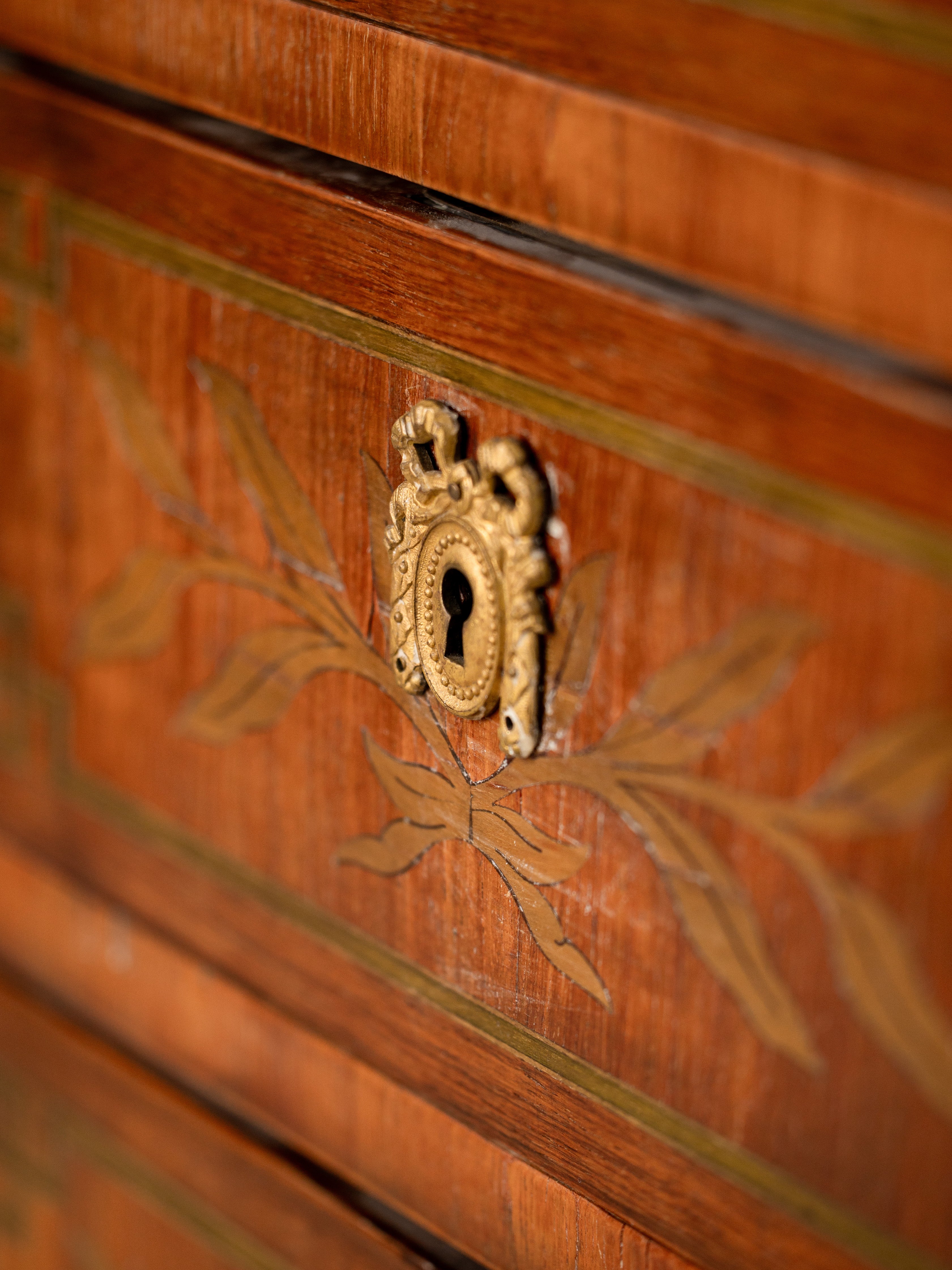 Pair of French Louis XVI 6-drawer Semainier Style Tall Chests