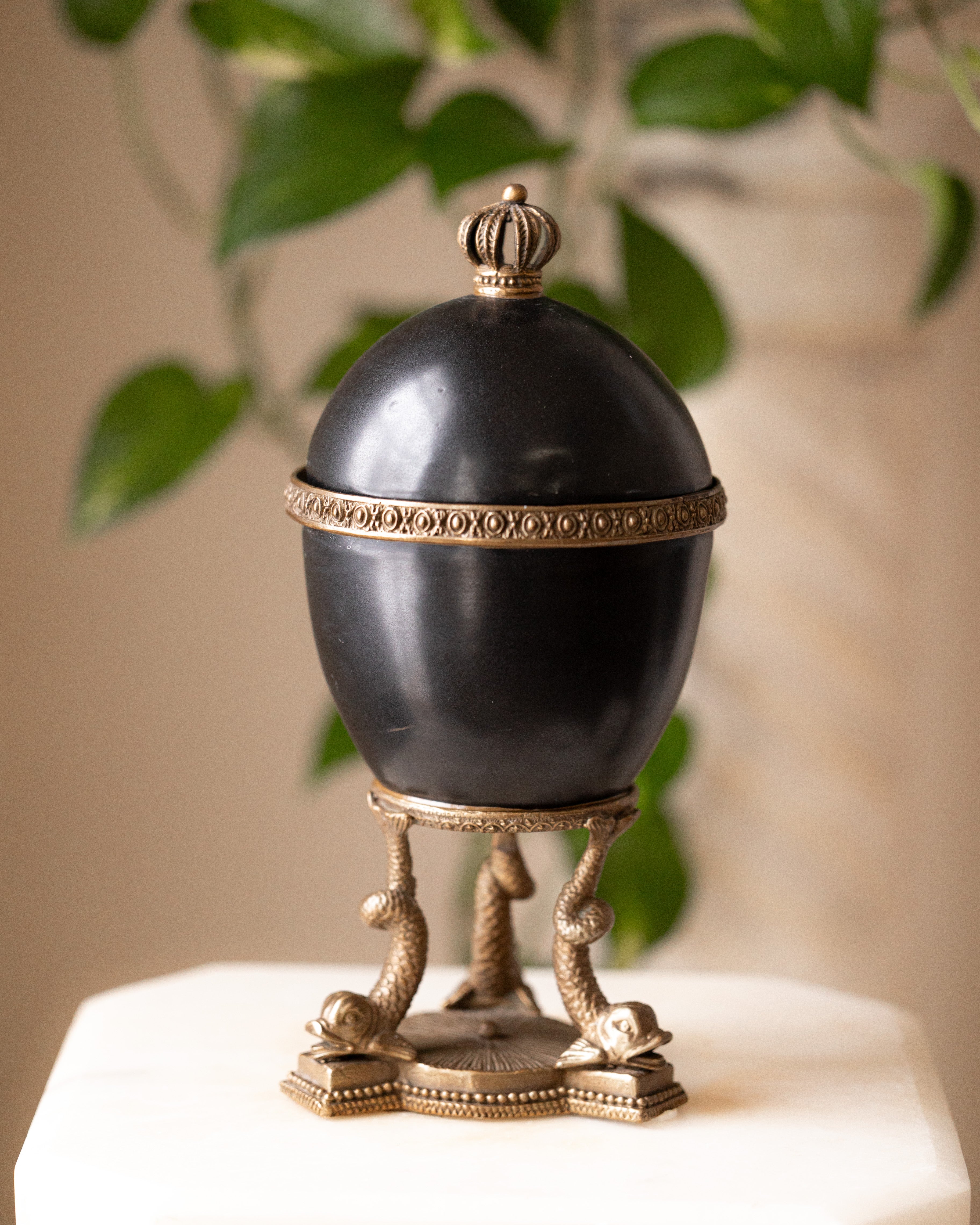 Chinese Porcelain Koi Fish Box