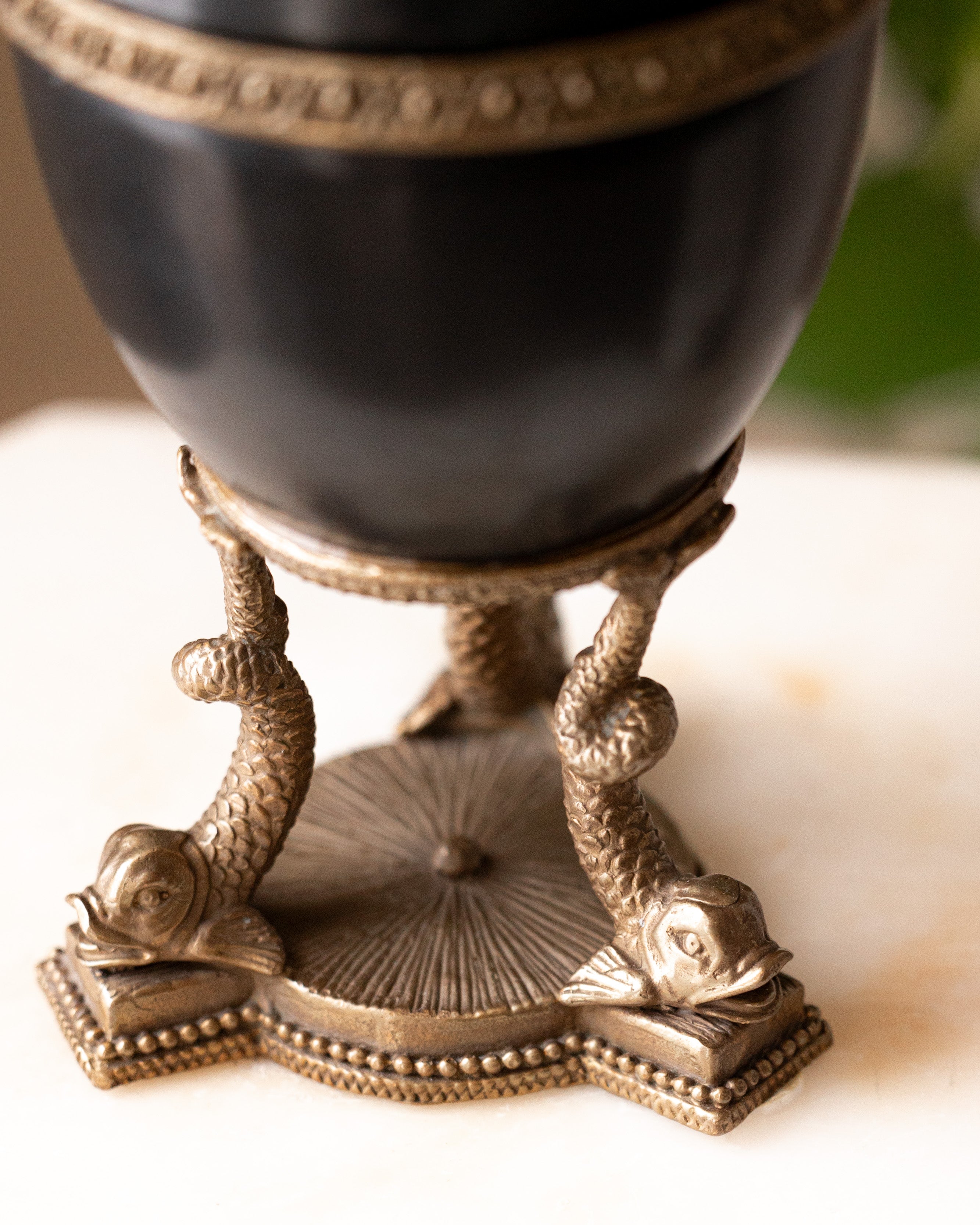 Chinese Porcelain Koi Fish Box