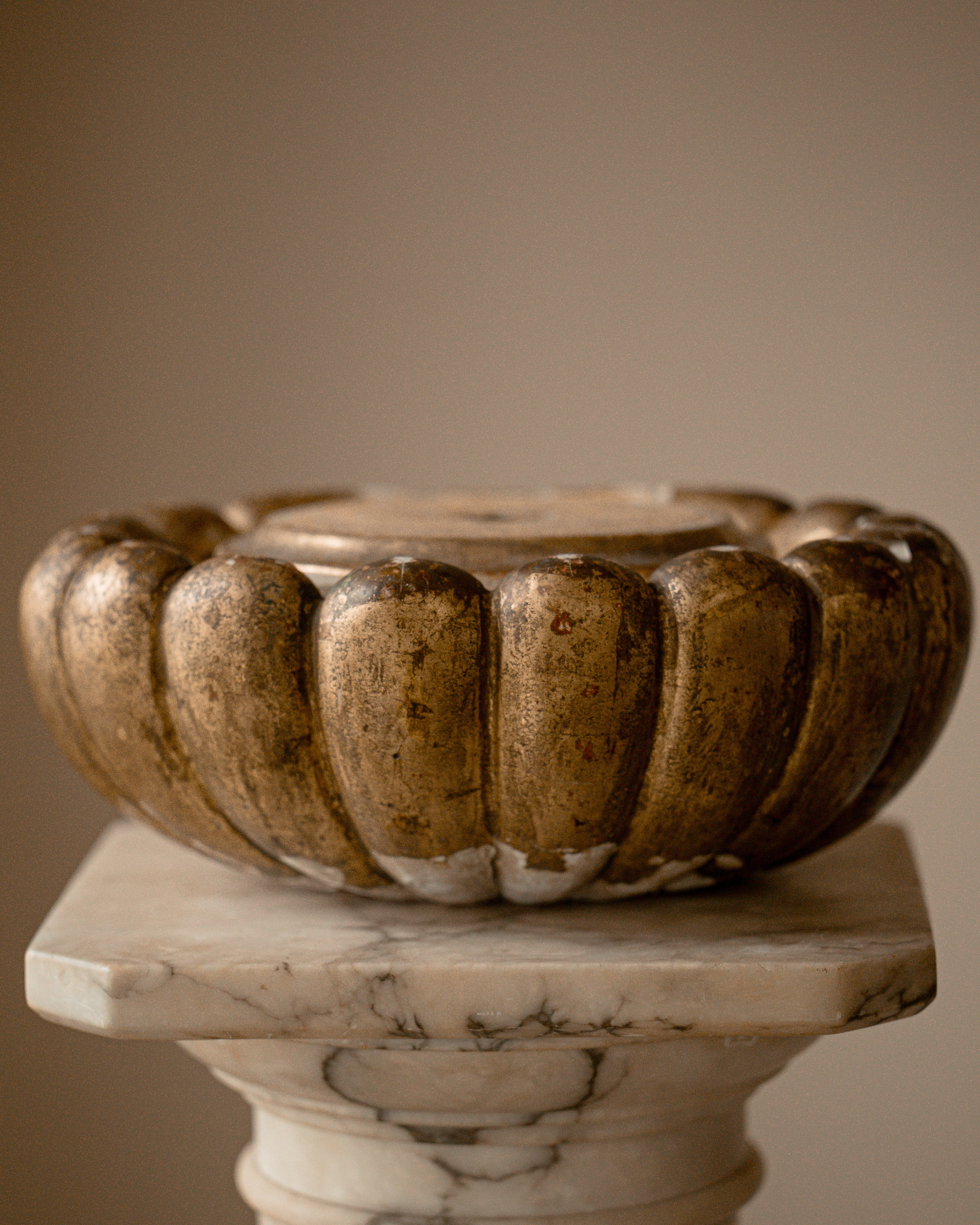 Antique Reliquary Wooden Riser Base