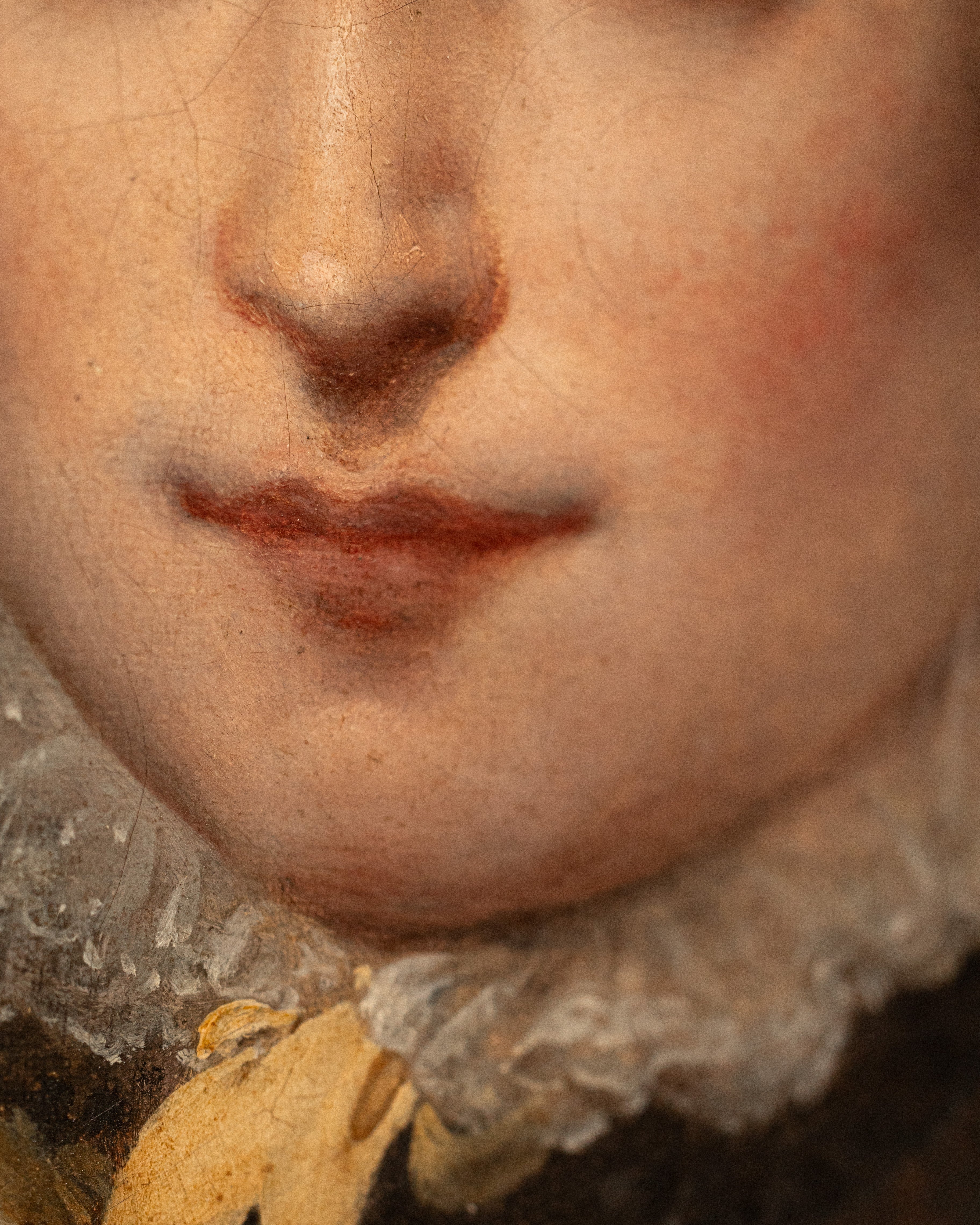 Antique Oval Portrait of A Woman