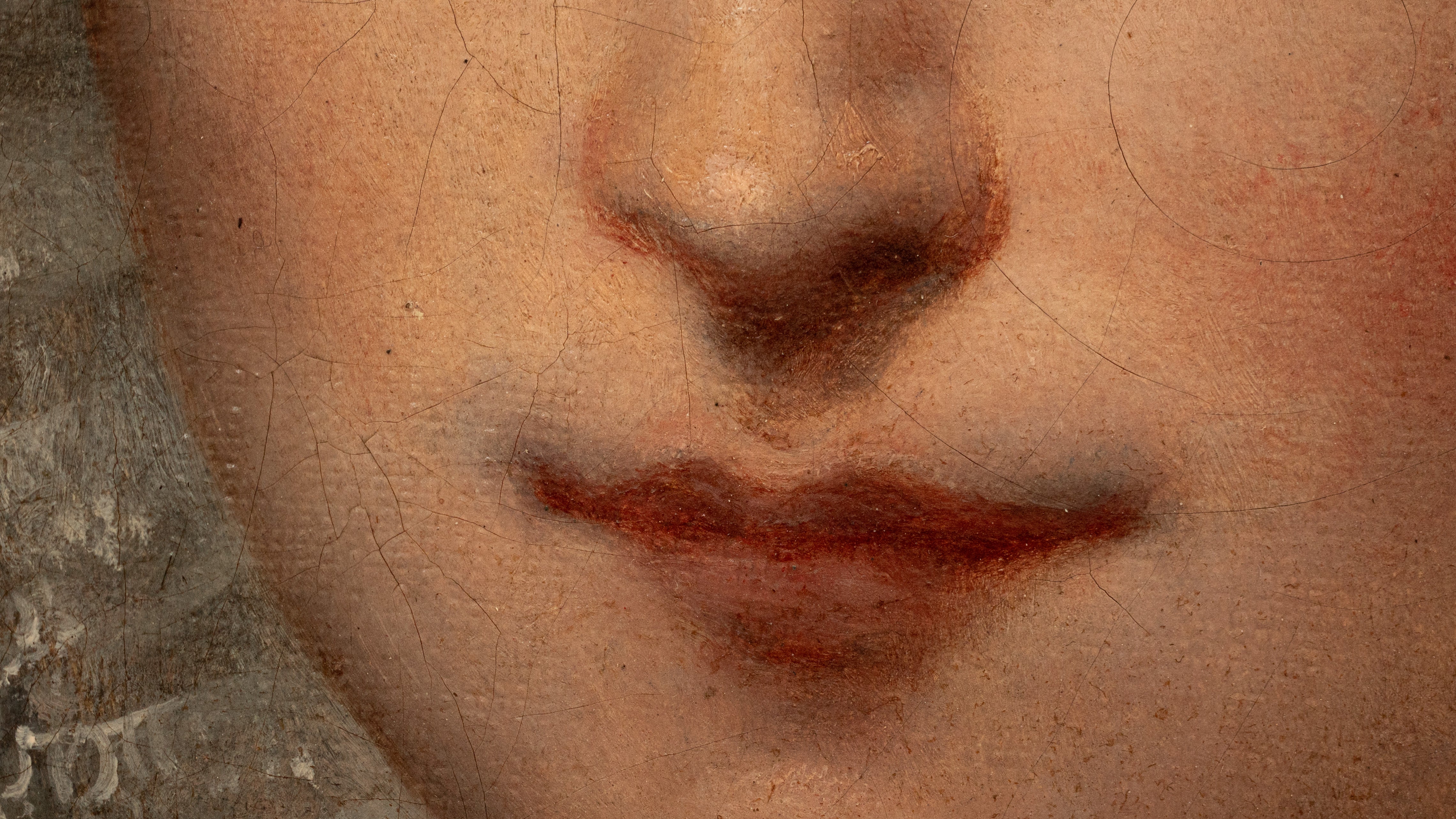 Antique Oval Portrait of A Woman