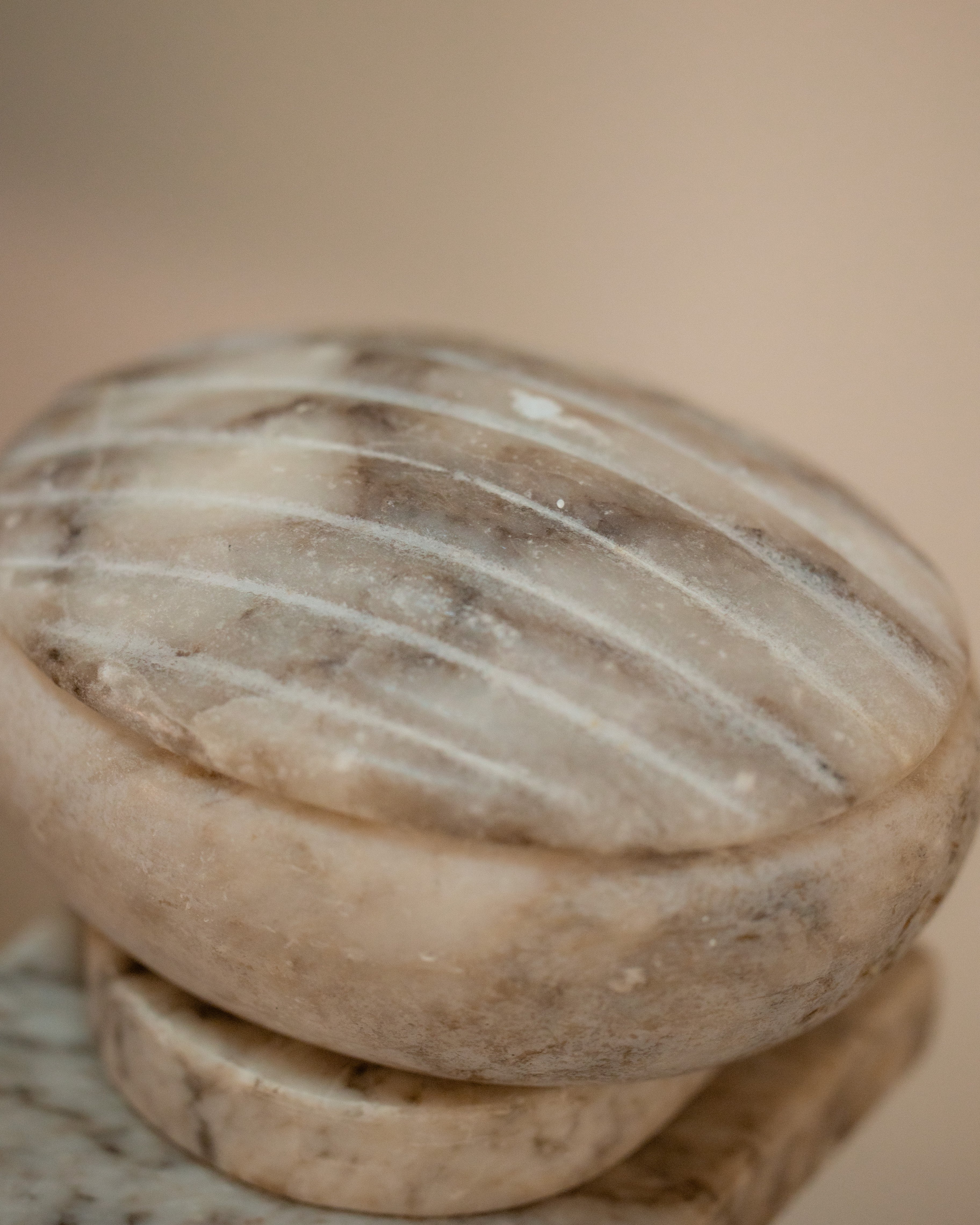 Italian Alabaster Lidded Dish