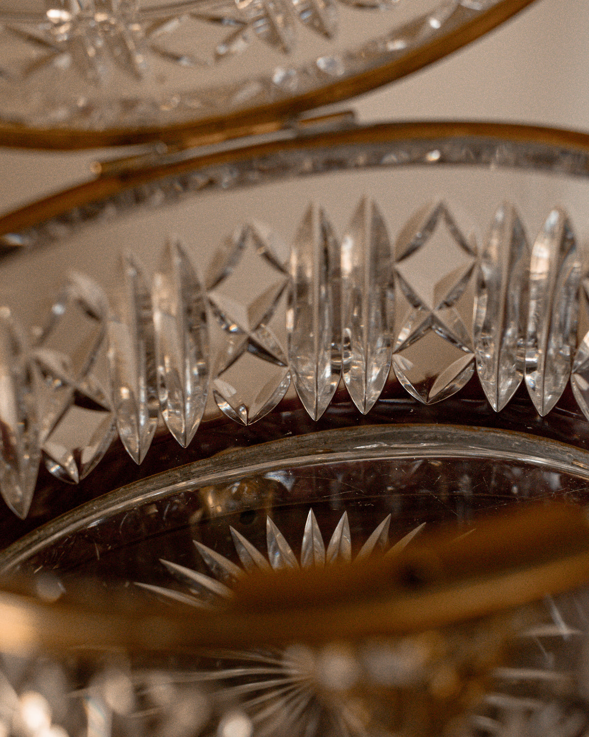 Napoleon III Cut Crystal Casket, Attributed to Baccarat, c. 1870