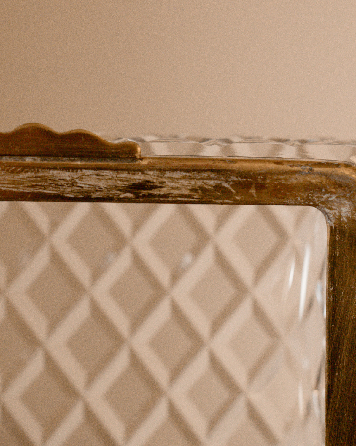 French Cut Crystal & Gilt-Metal Casket