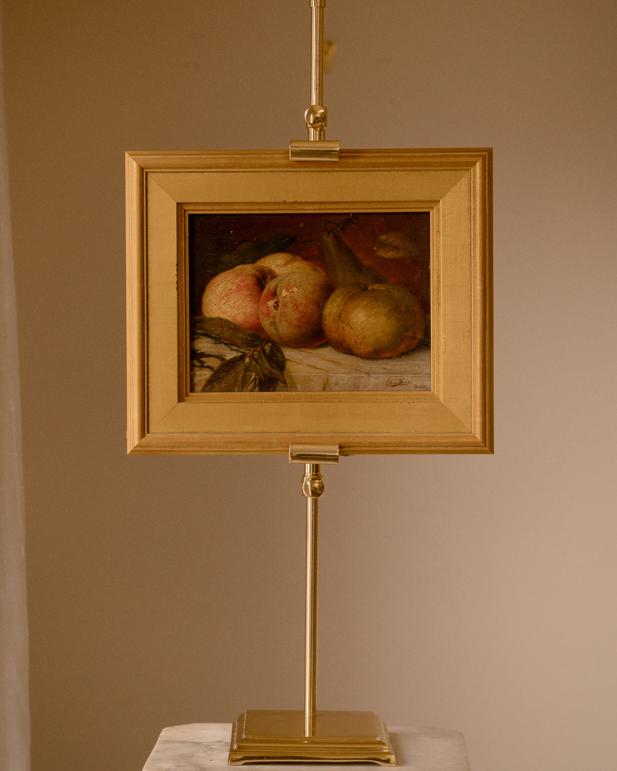 1895 Fruit Still-life painting by German artist Franz Molitor