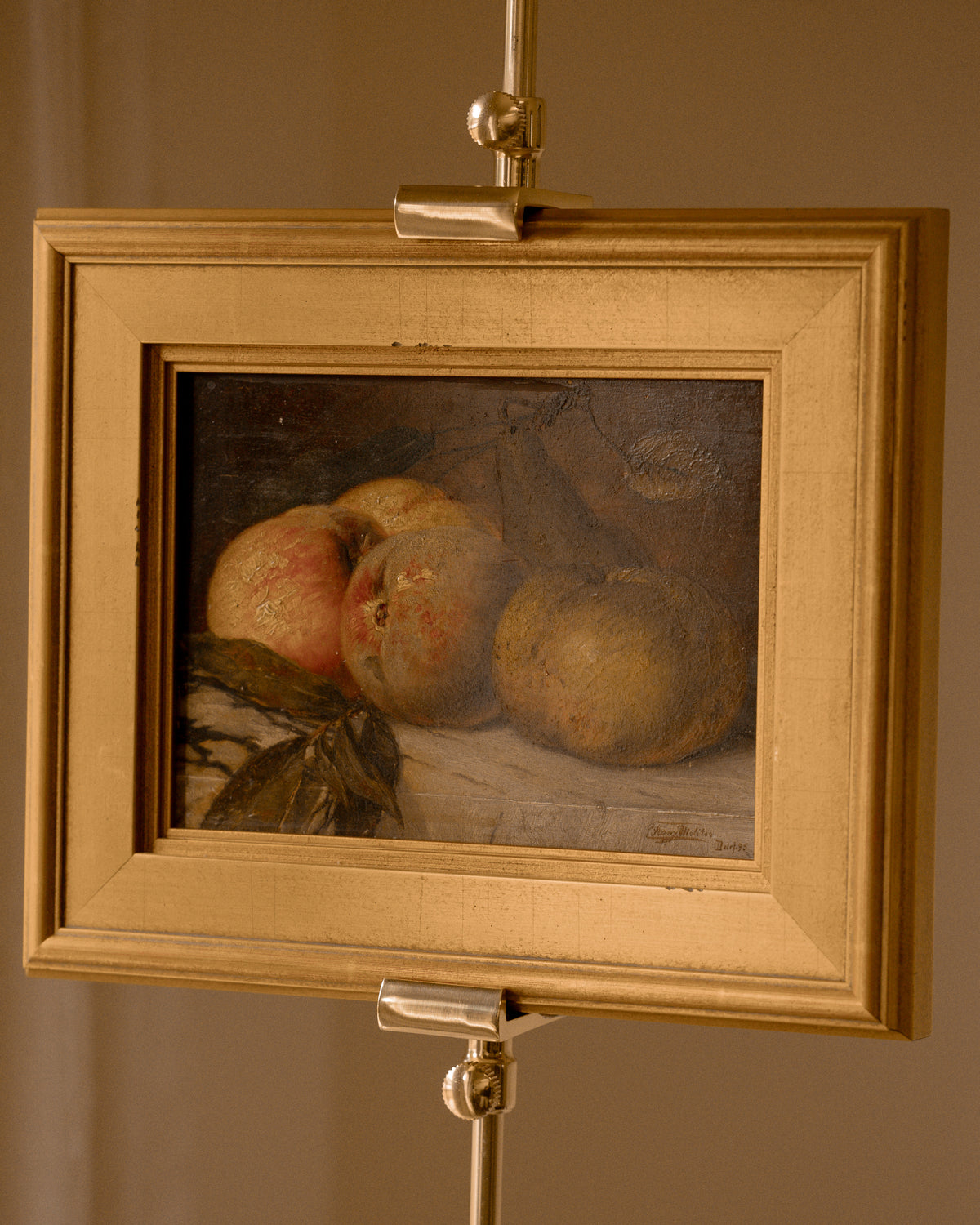 1895 Fruit Still-life painting by German artist Franz Molitor