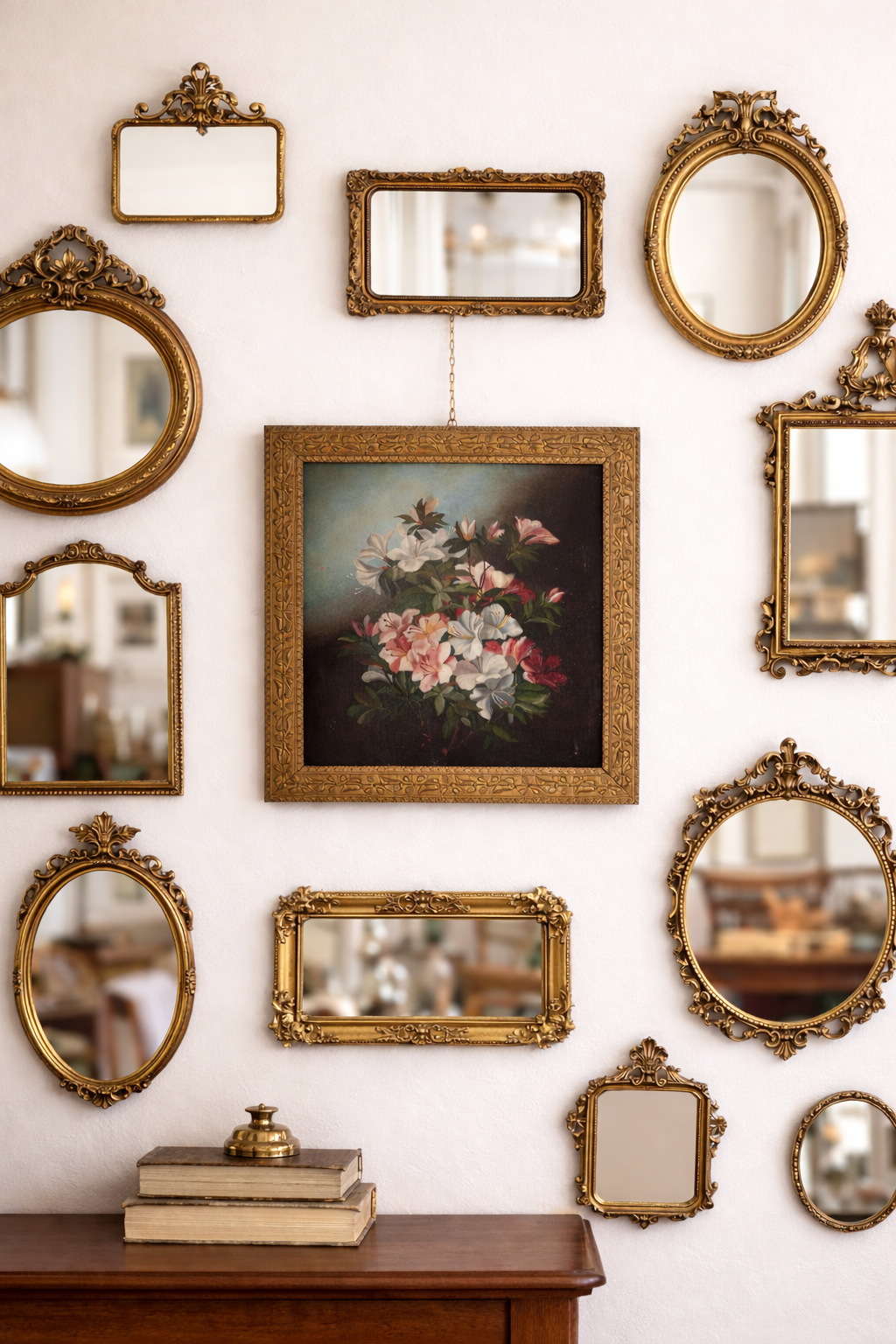 19th Century Azalea Floral Still Life