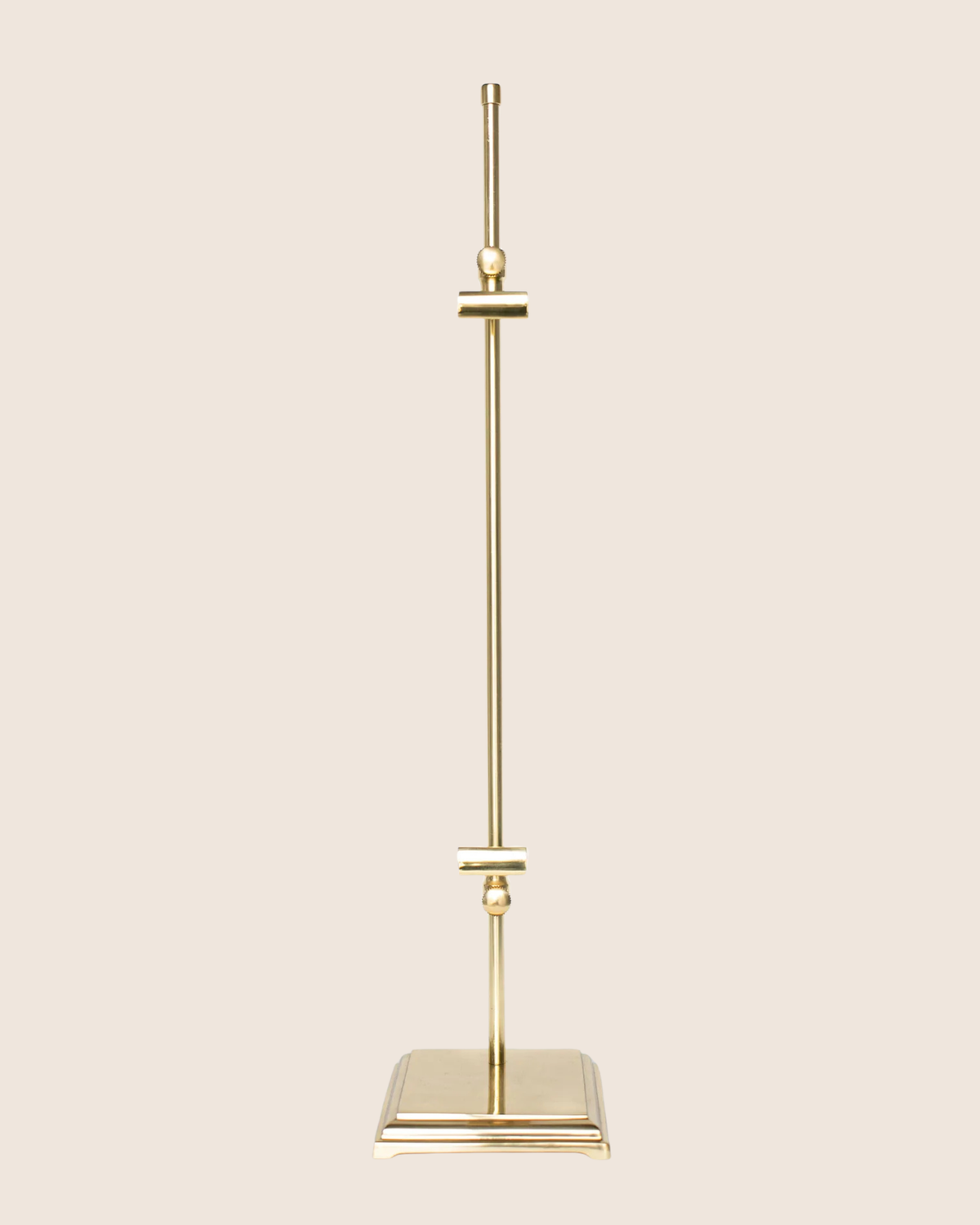 Large Adjustable Brass Tabletop Easel