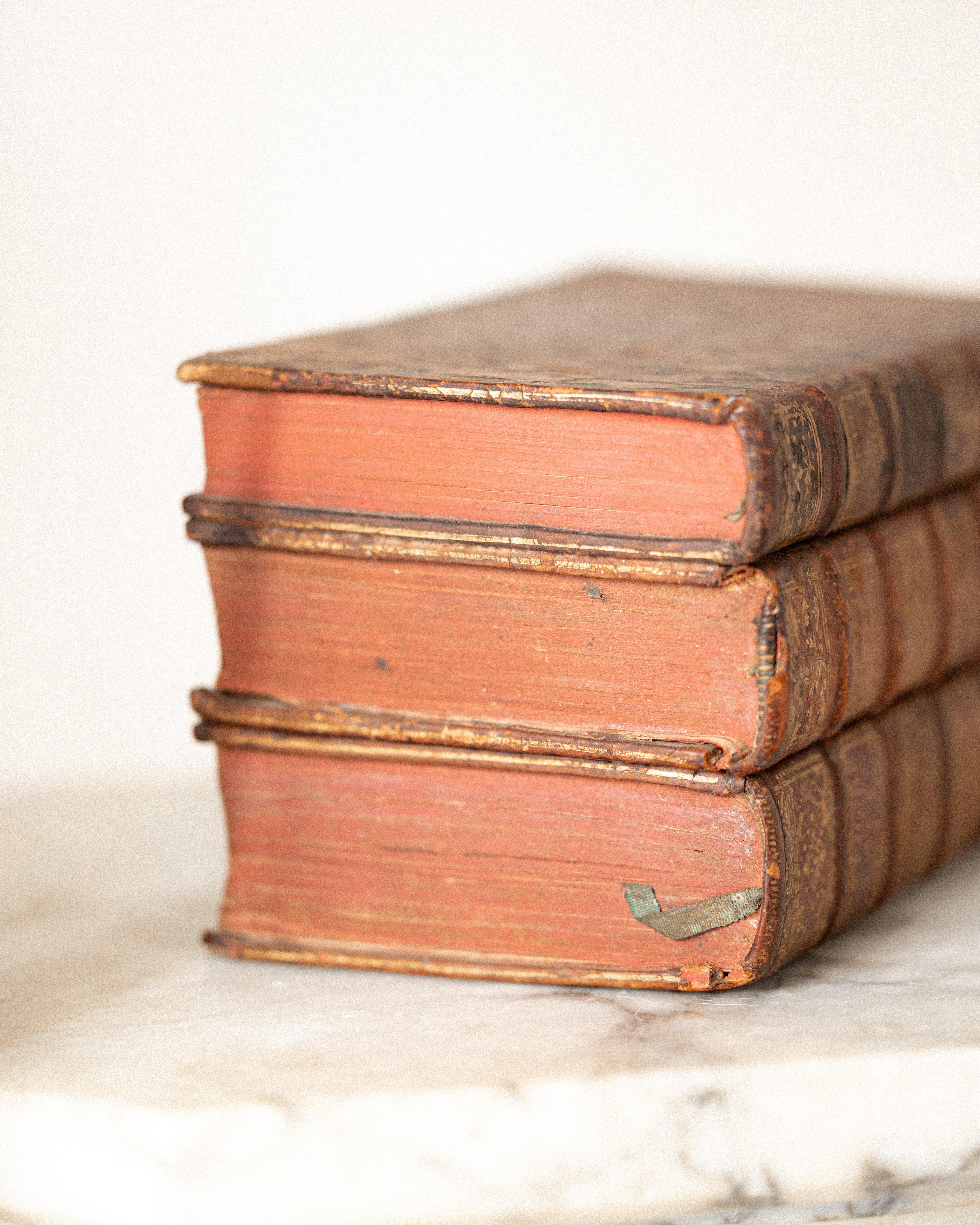 French Faux Book Tantalus w/ Crest