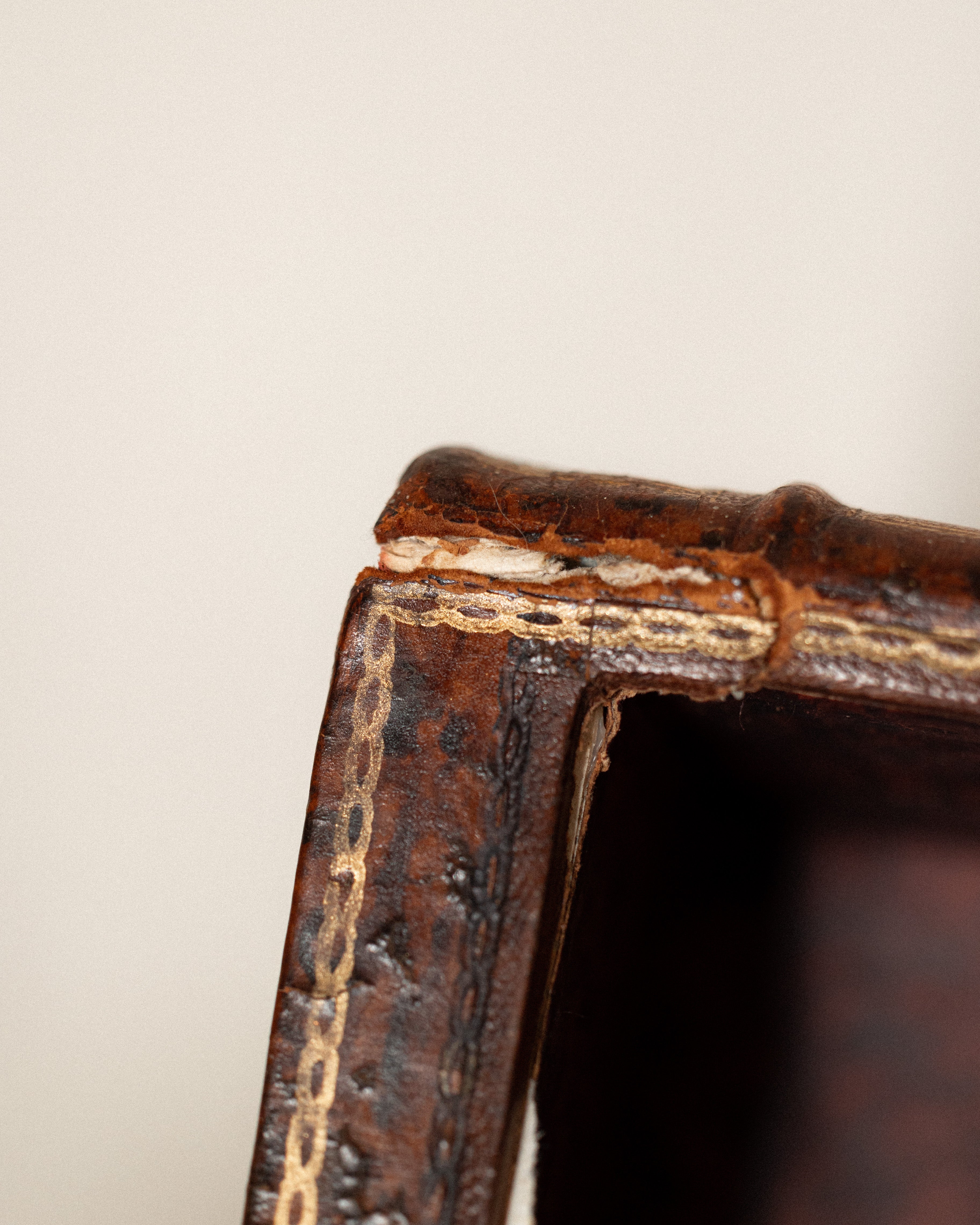 French Faux Book Tantalus w/ Crest