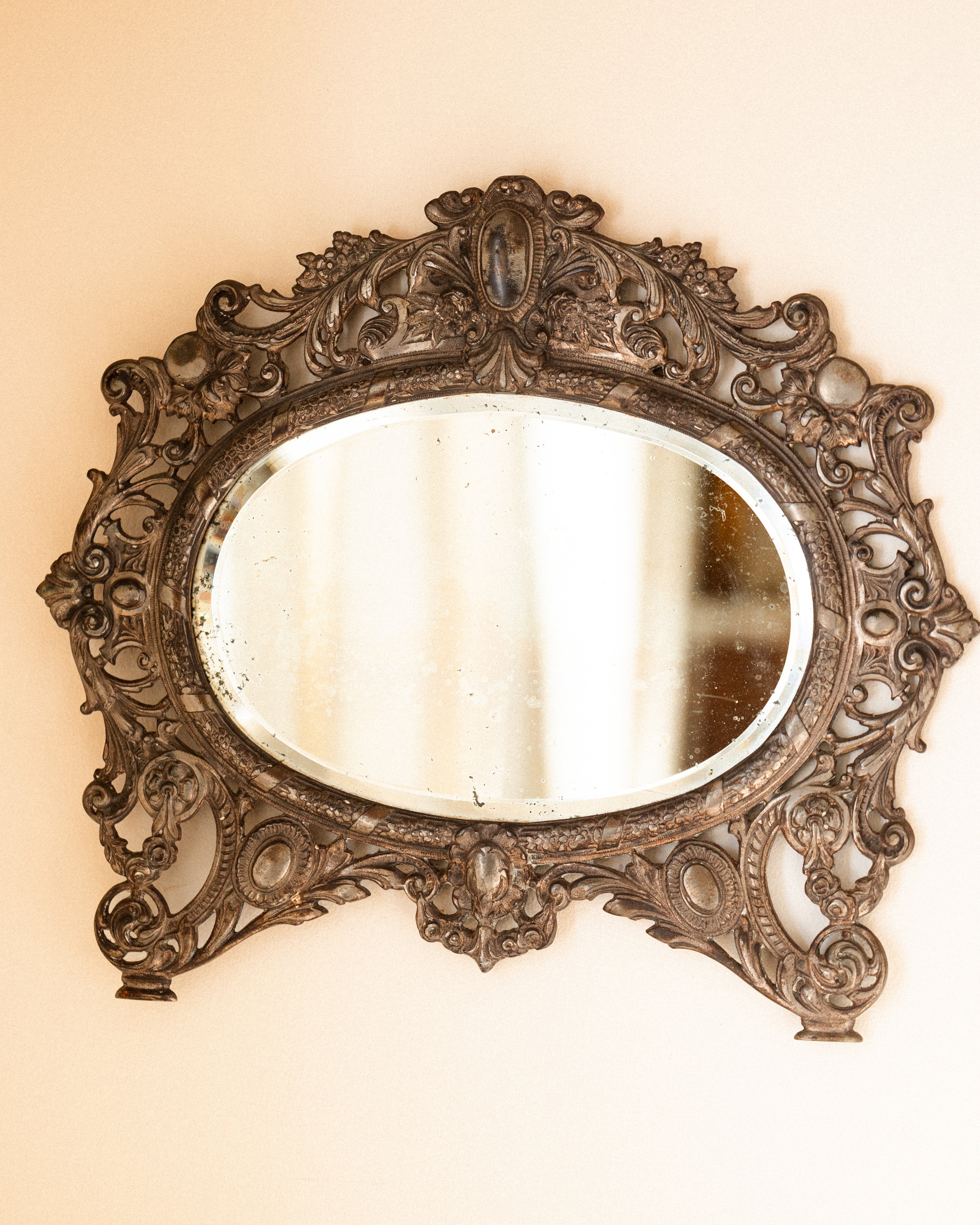 Antique Ornate Wall Mirror