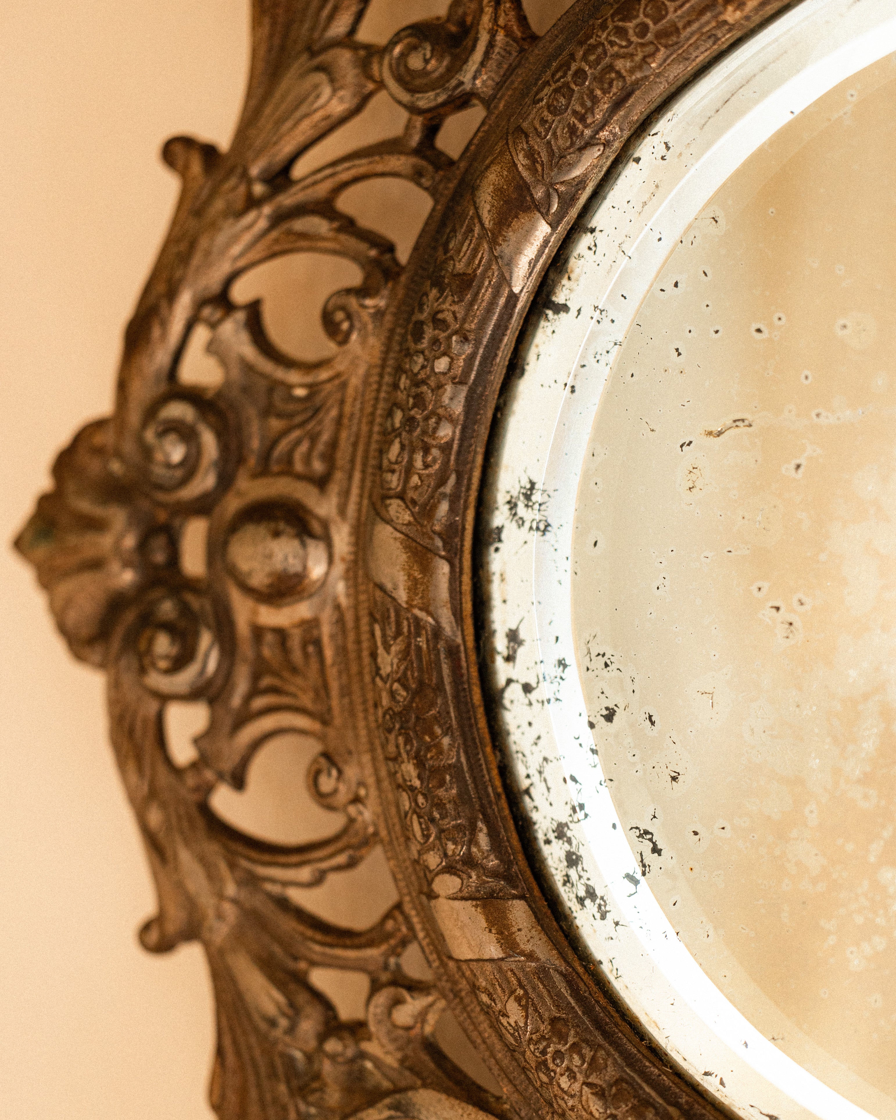 Antique Ornate Wall Mirror