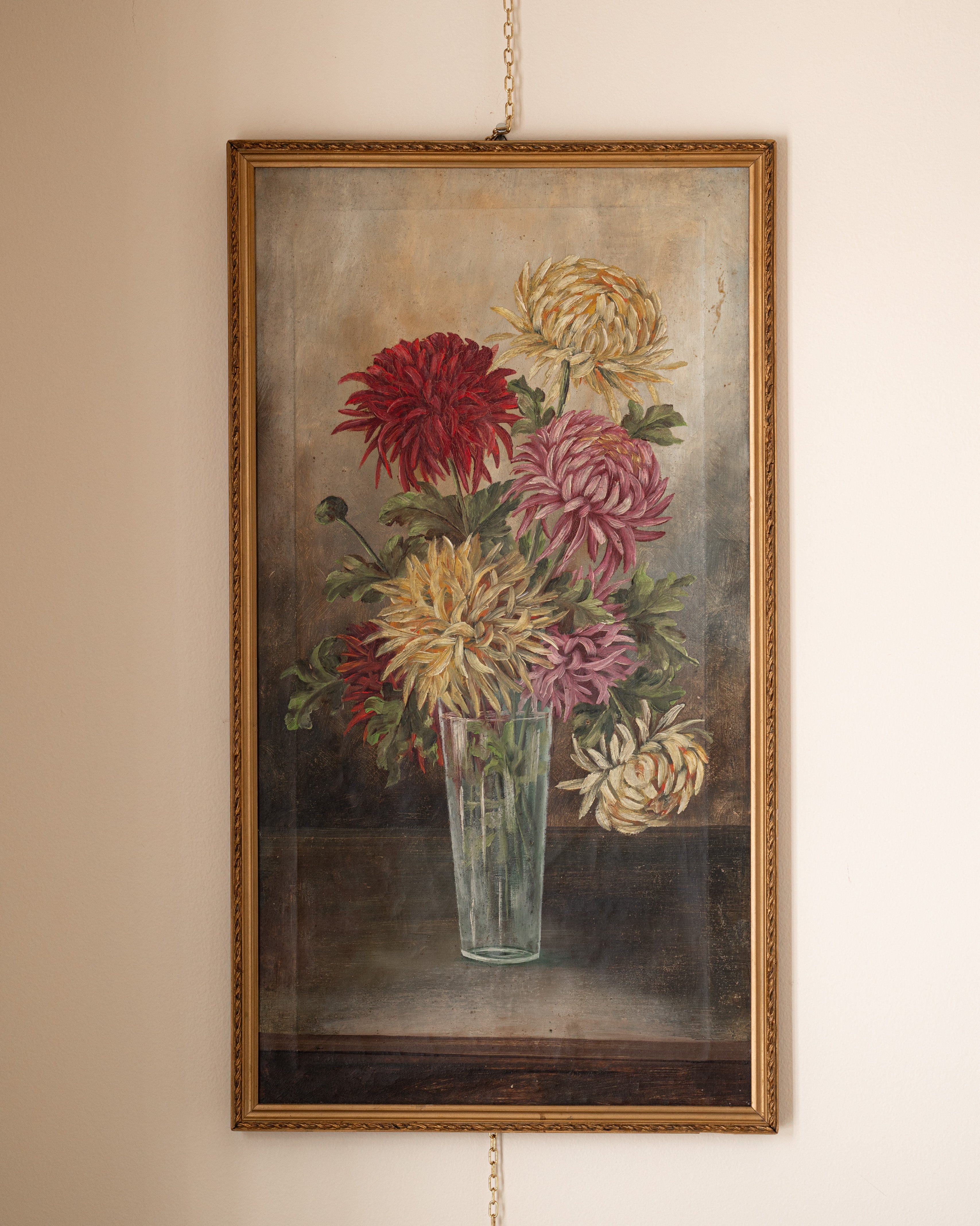 Chrysanthemum Still Life Painting