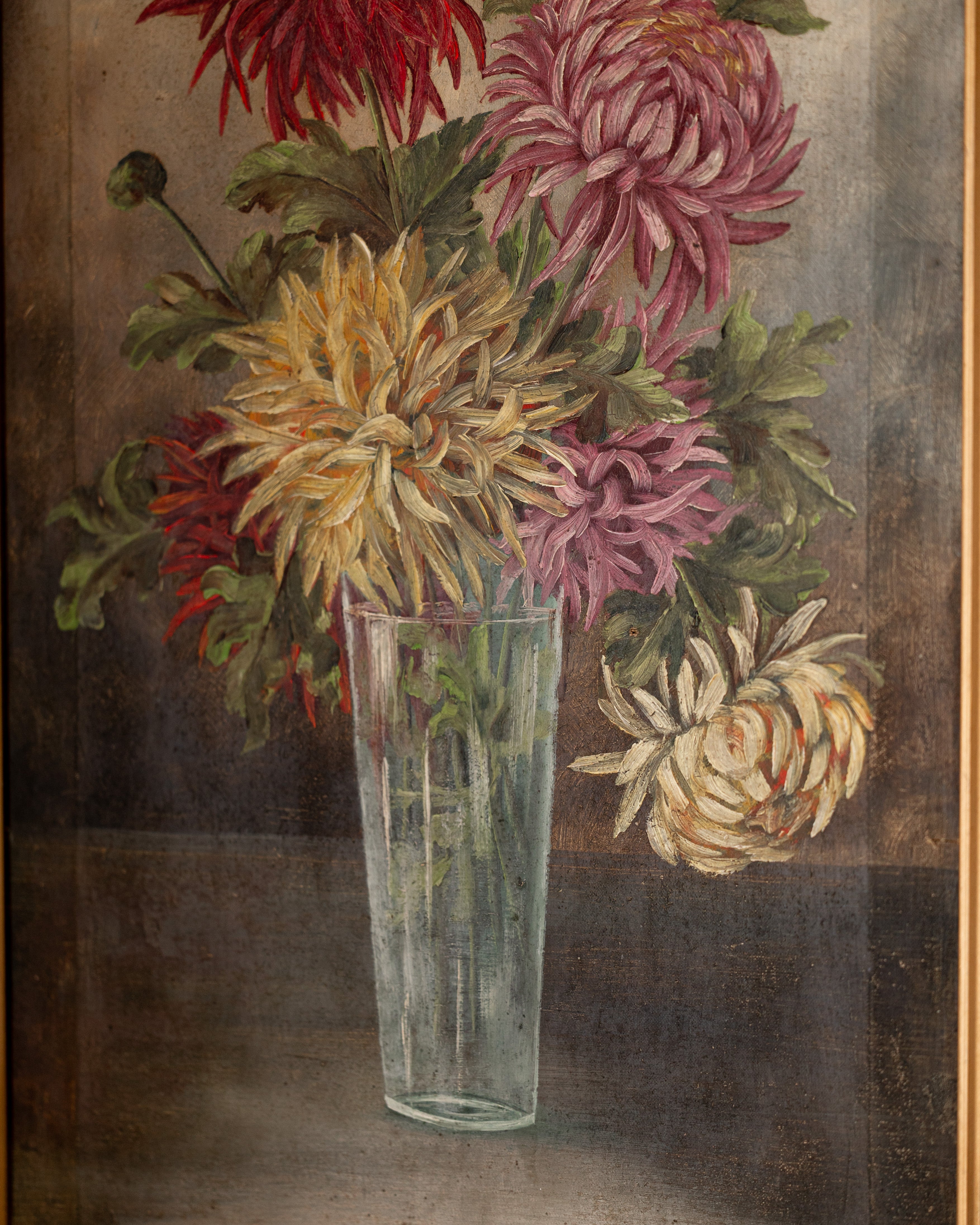 Chrysanthemum Still Life Painting