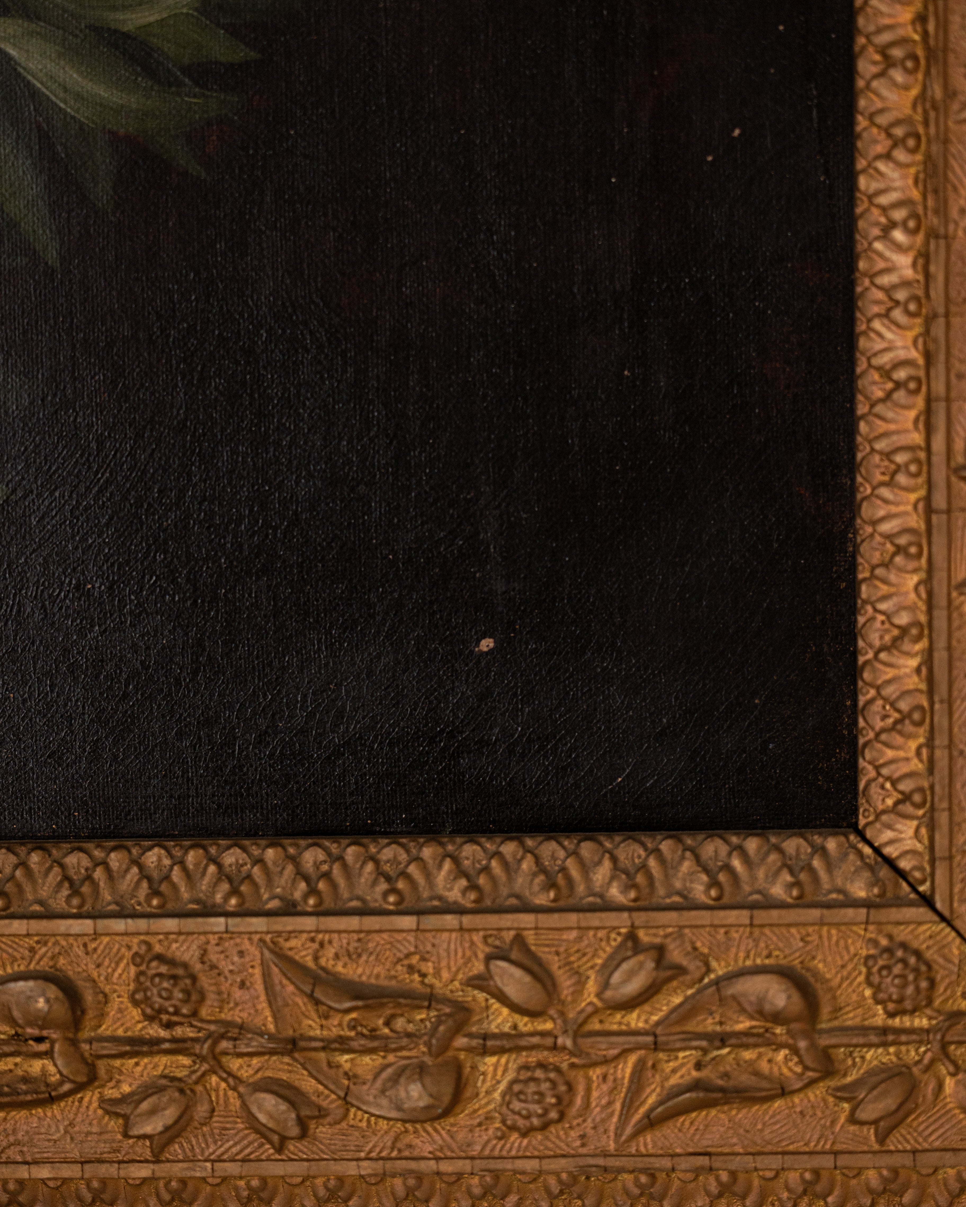 19th Century Azalea Floral Still Life