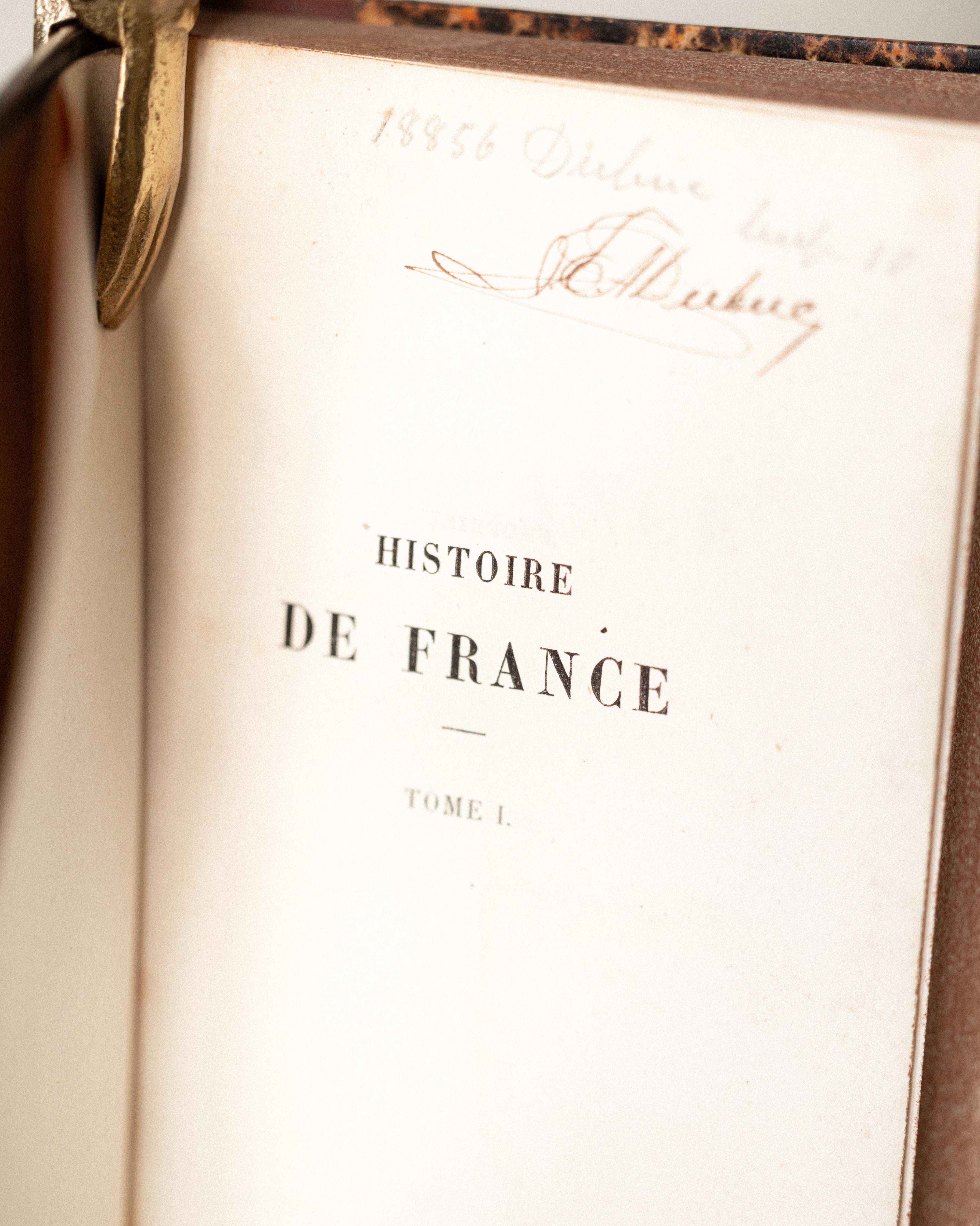 Histoire de France – 1863 French 2-Book Set