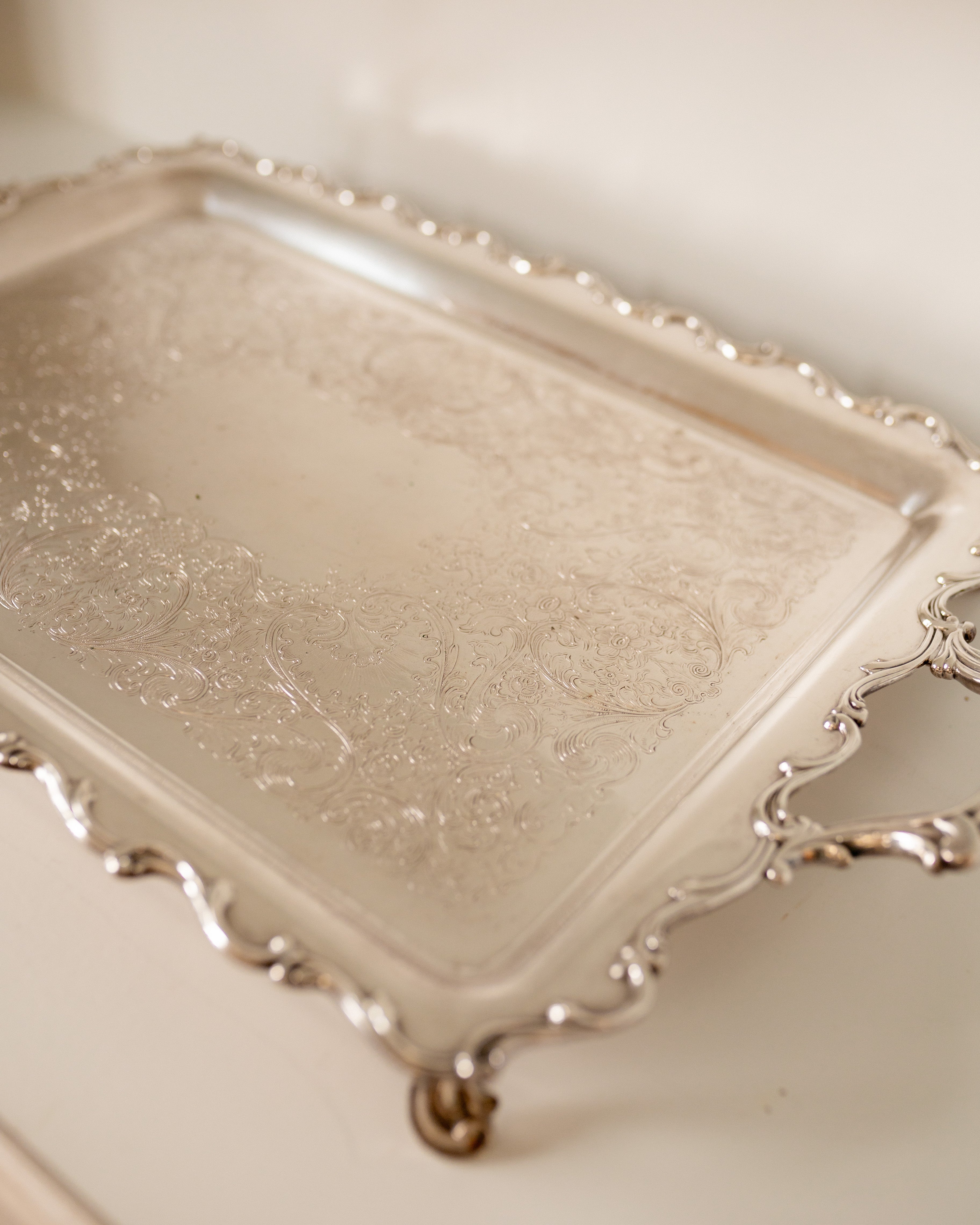 Silverplate Serving Tray