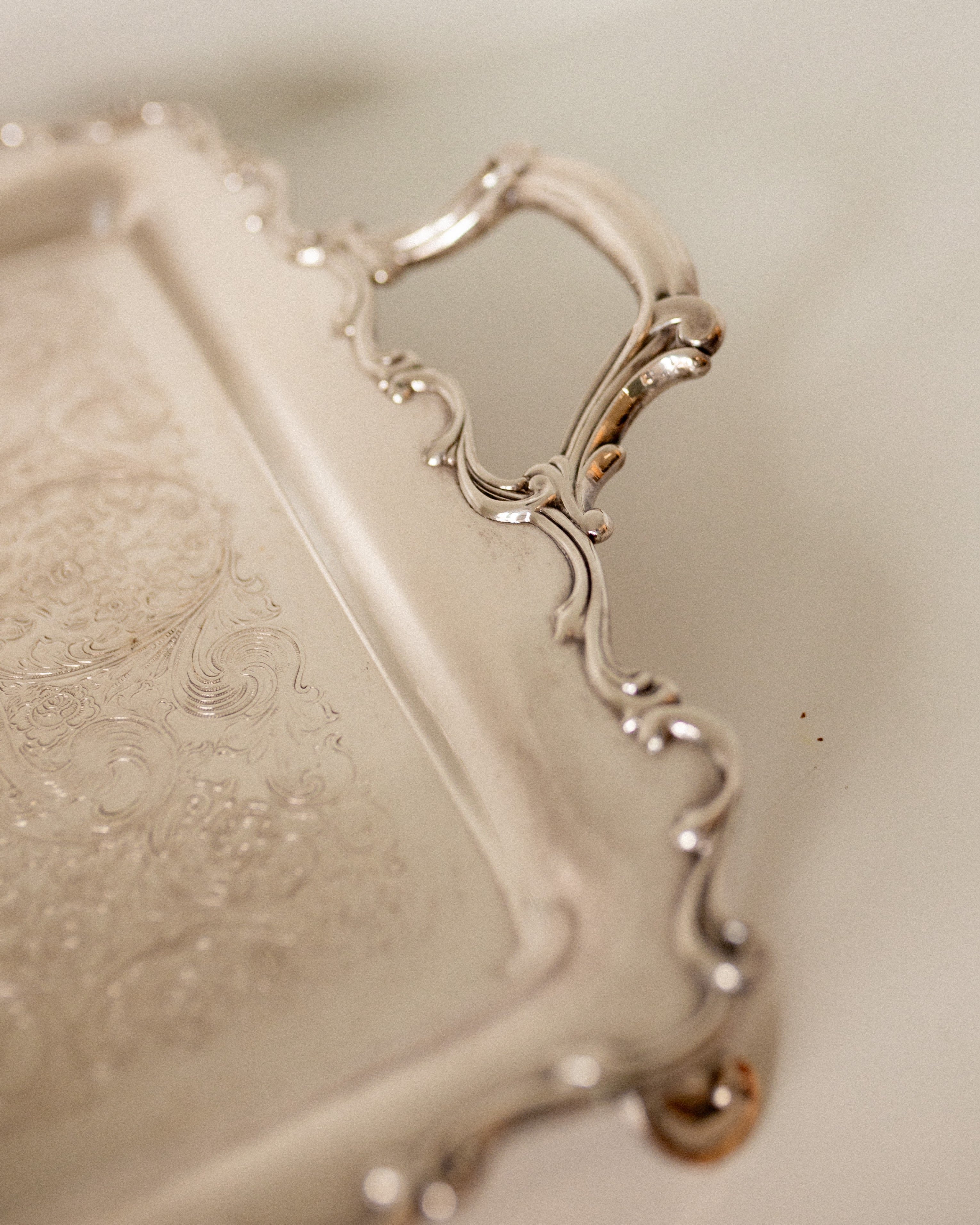 Silverplate Serving Tray