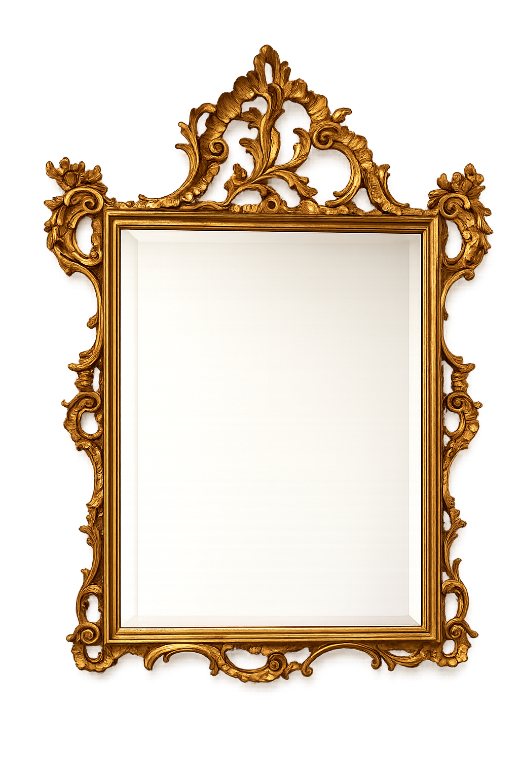 Pair of Italian Ornate Gilt Mirrors