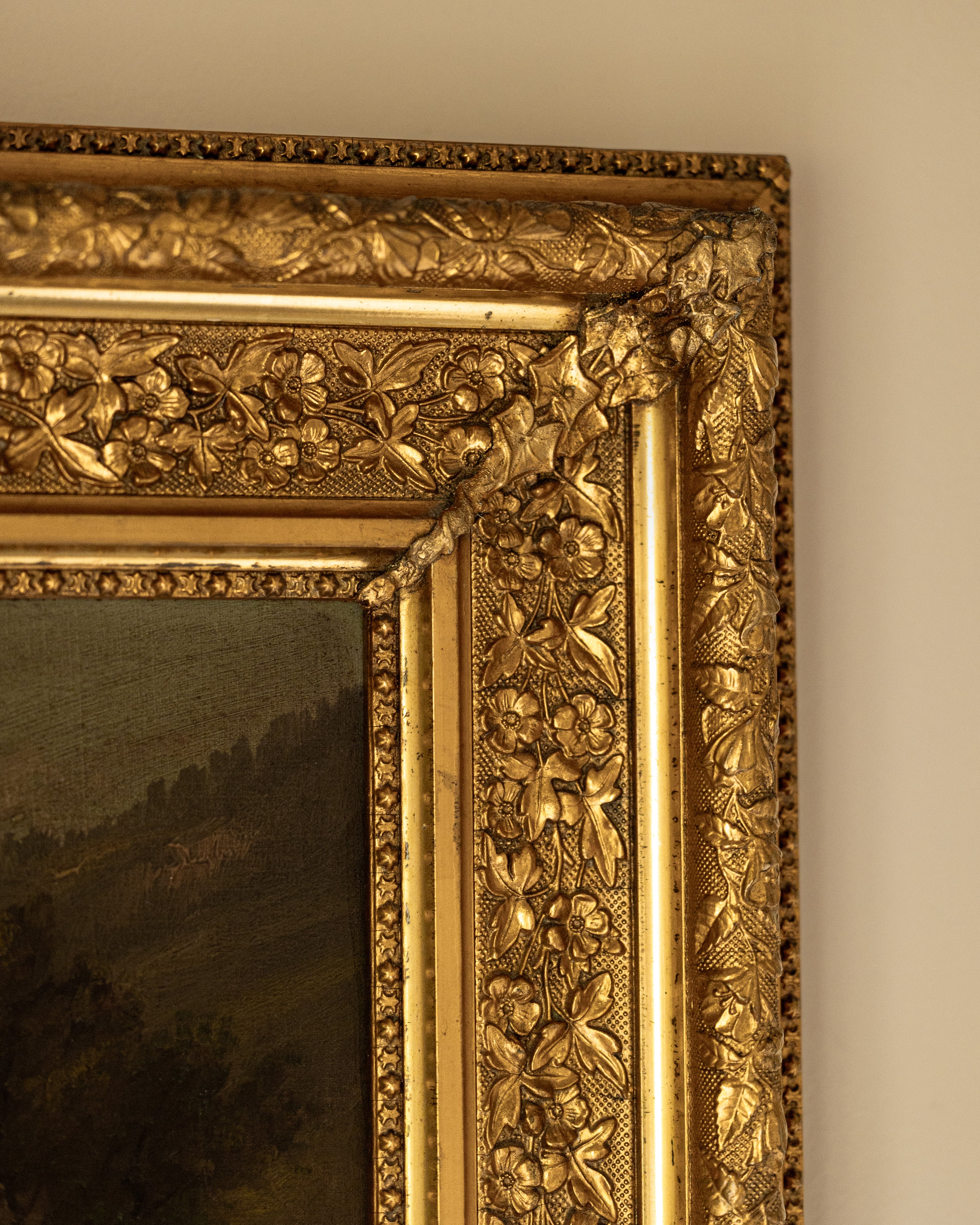 19th. C. Mountain Scene Painting