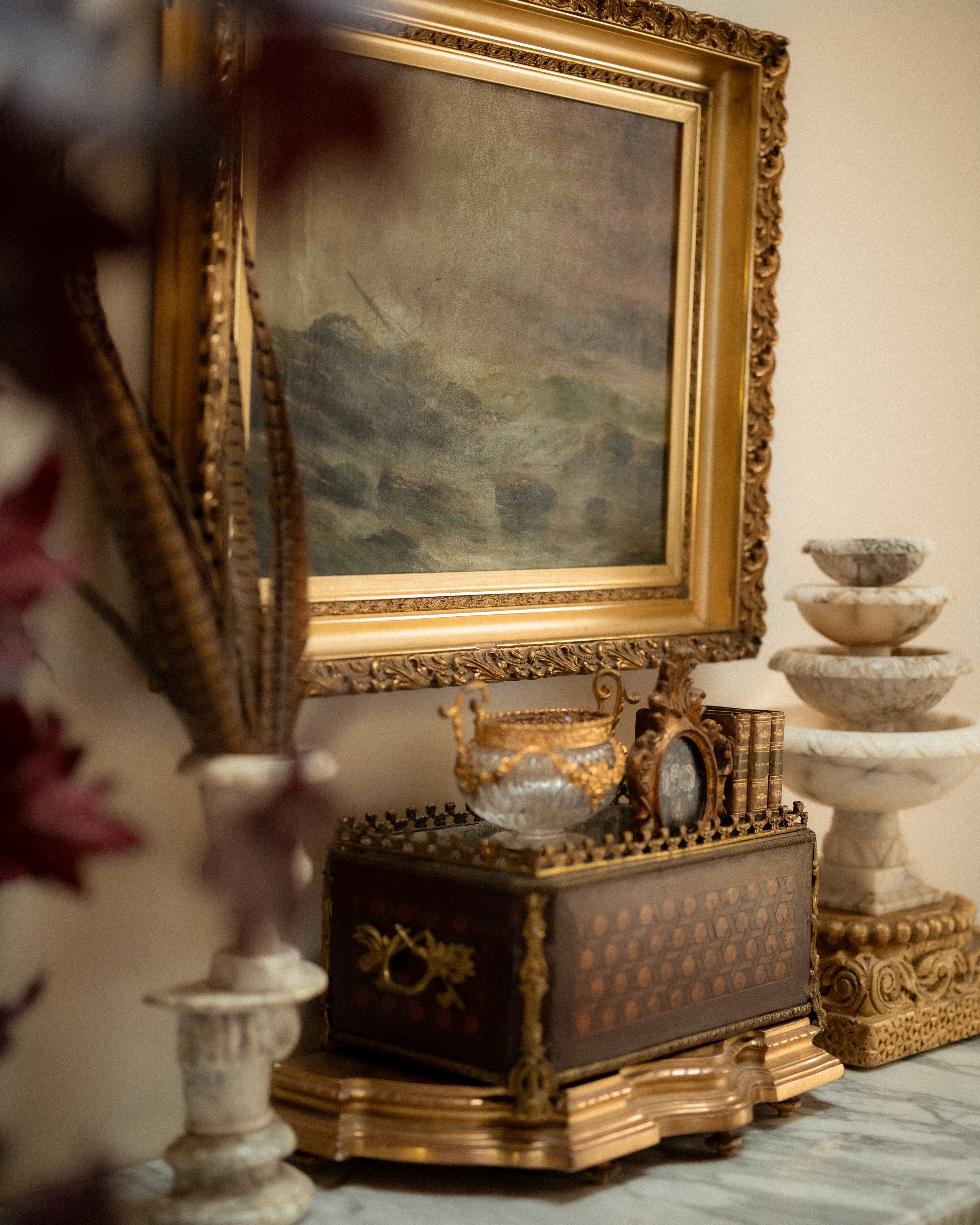 19th C. Seascape on Canvas