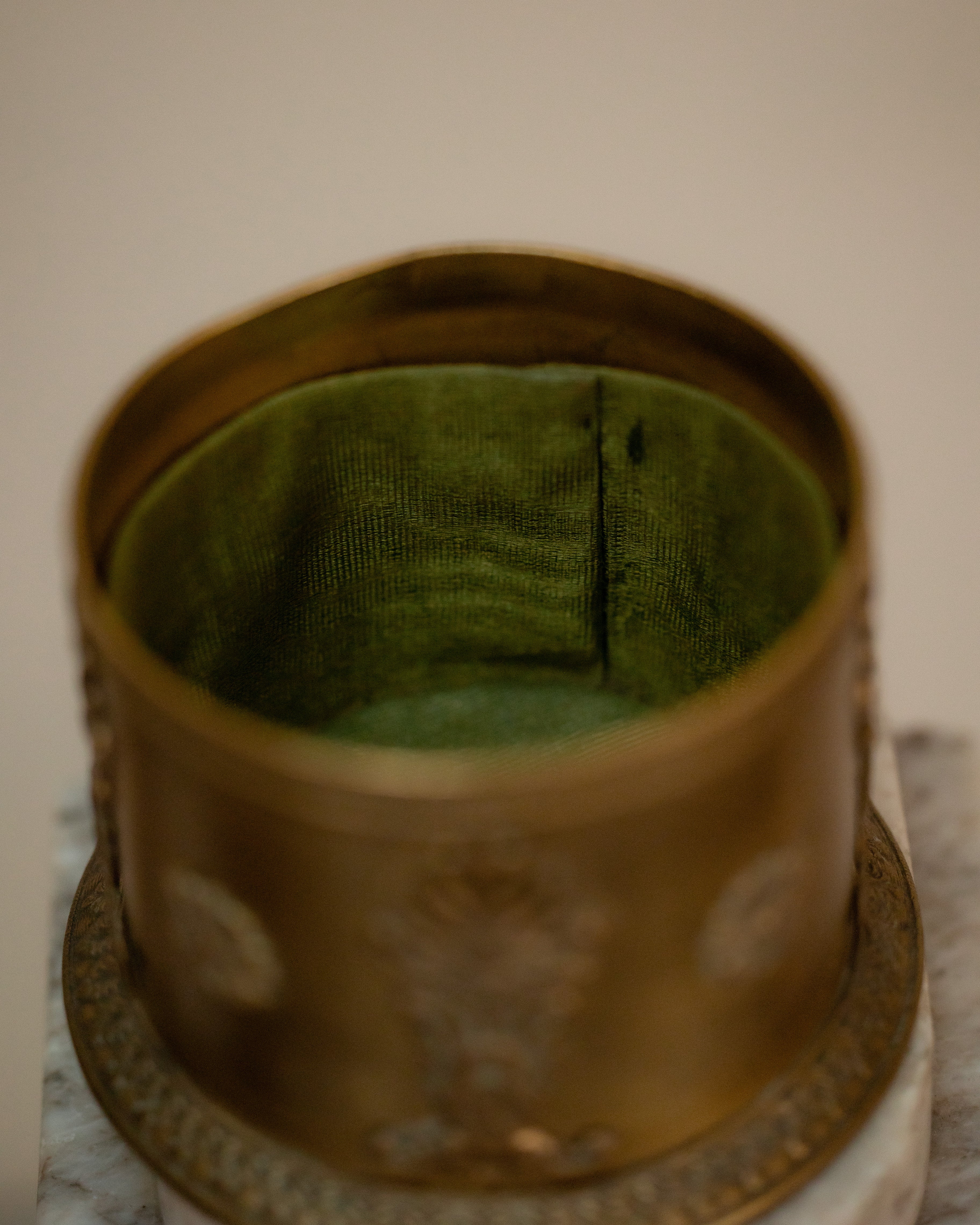 Antique French Pin Cushion Sewing Box