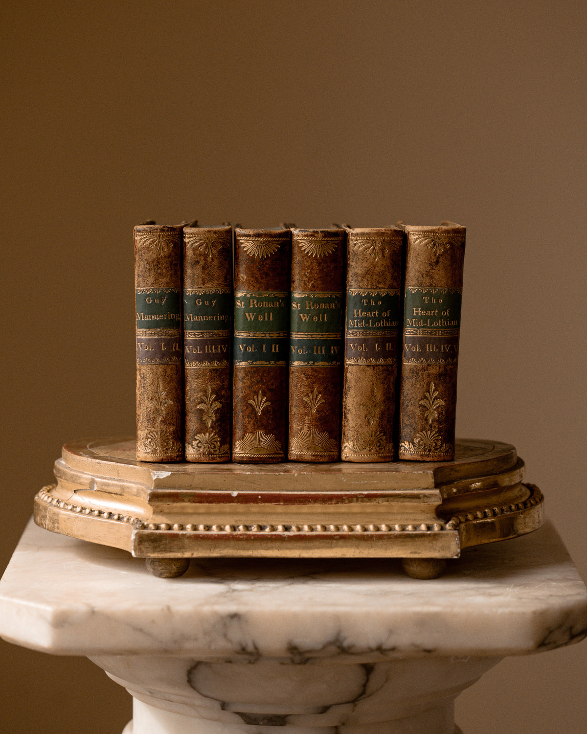 1822 Pocket Sized Waverly Novels | Walter Scott Illustrated Book Set