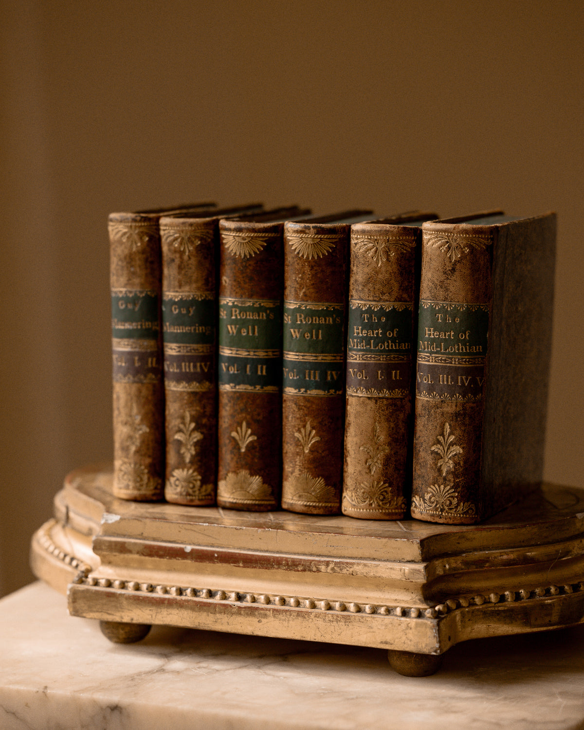 1822 Pocket Sized Waverly Novels | Walter Scott Illustrated Book Set