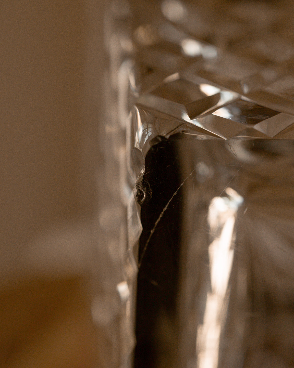 French Cut Crystal & Gilt-Metal Casket