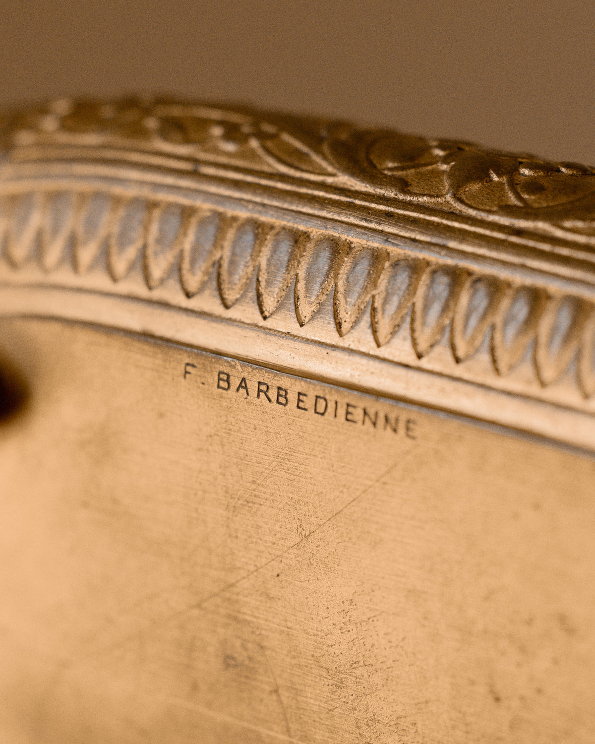 19th C. French F. Barbedienne Gilt Bronze Jewelry Casket