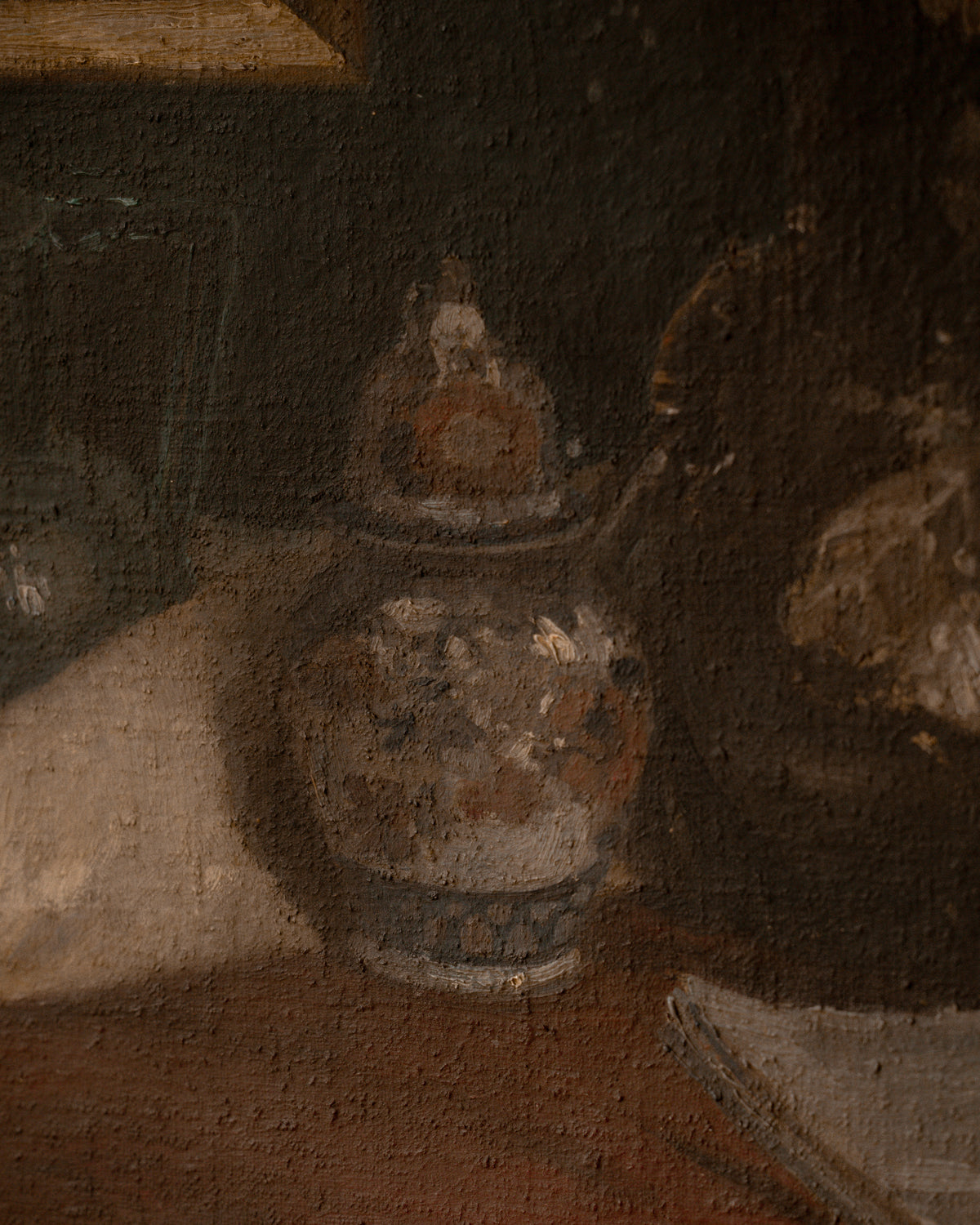 Antique Double-Sided Still Life Painting