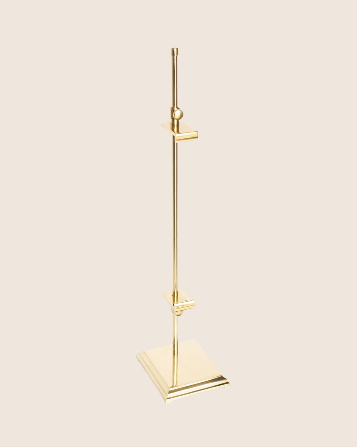 Large Adjustable Brass Tabletop Easel