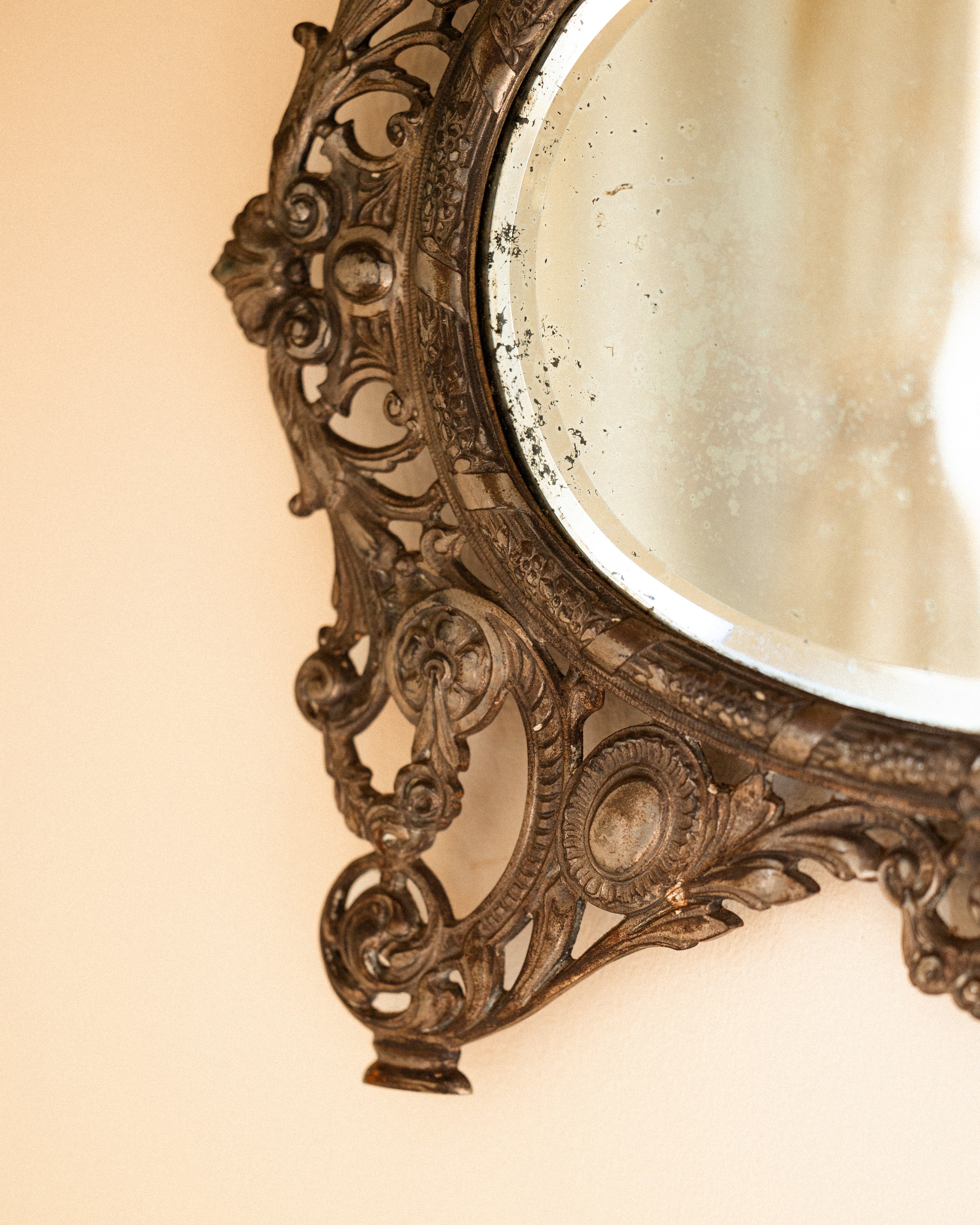 Antique Ornate Wall Mirror