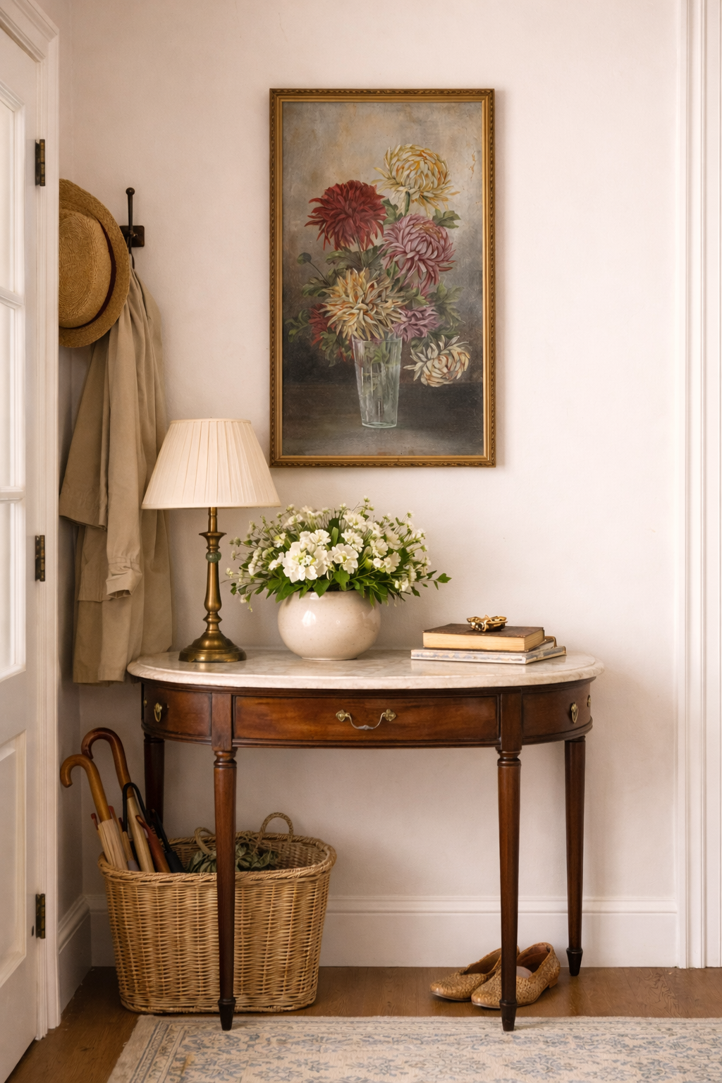 Chrysanthemum Still Life Painting