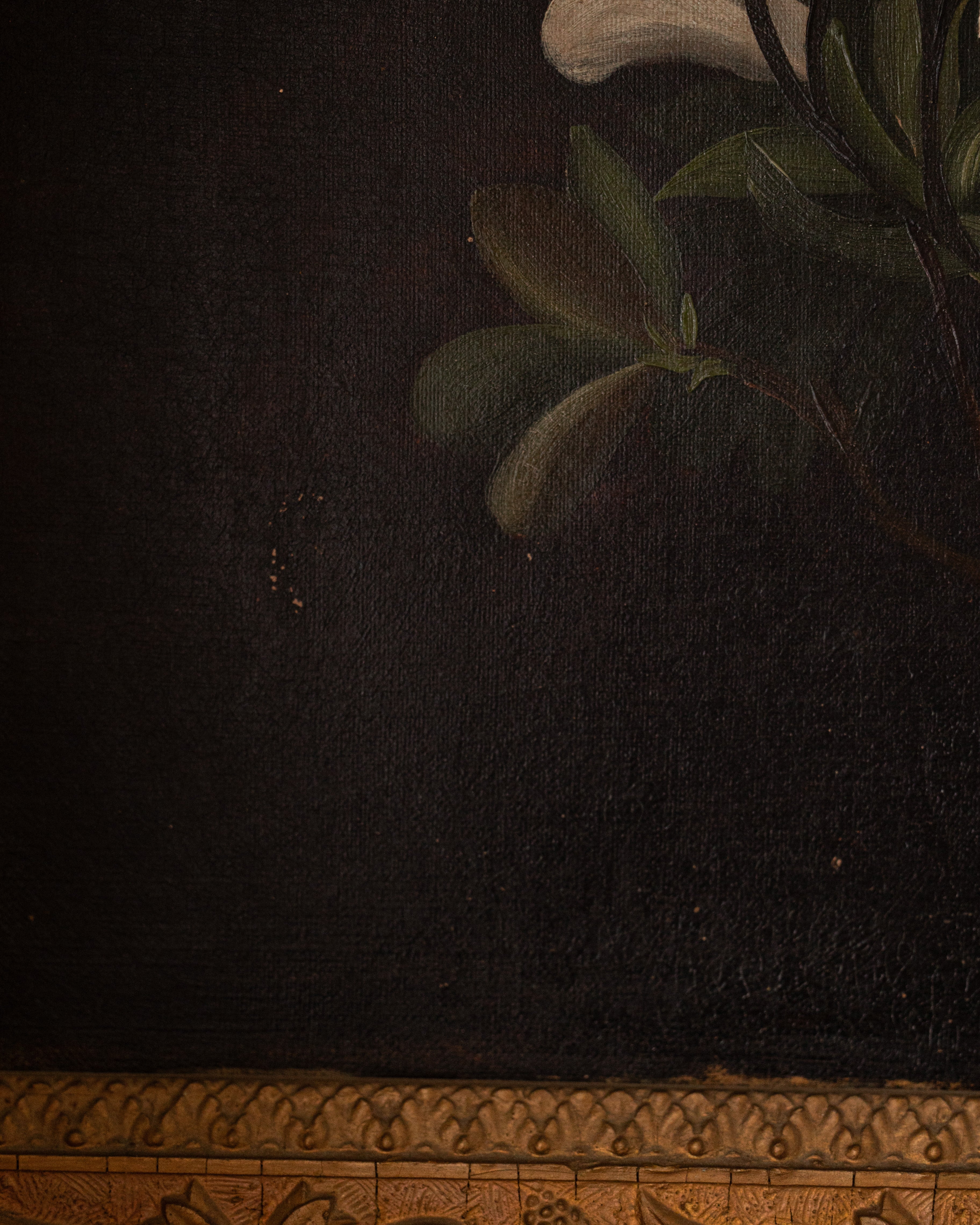 19th Century Azalea Floral Still Life