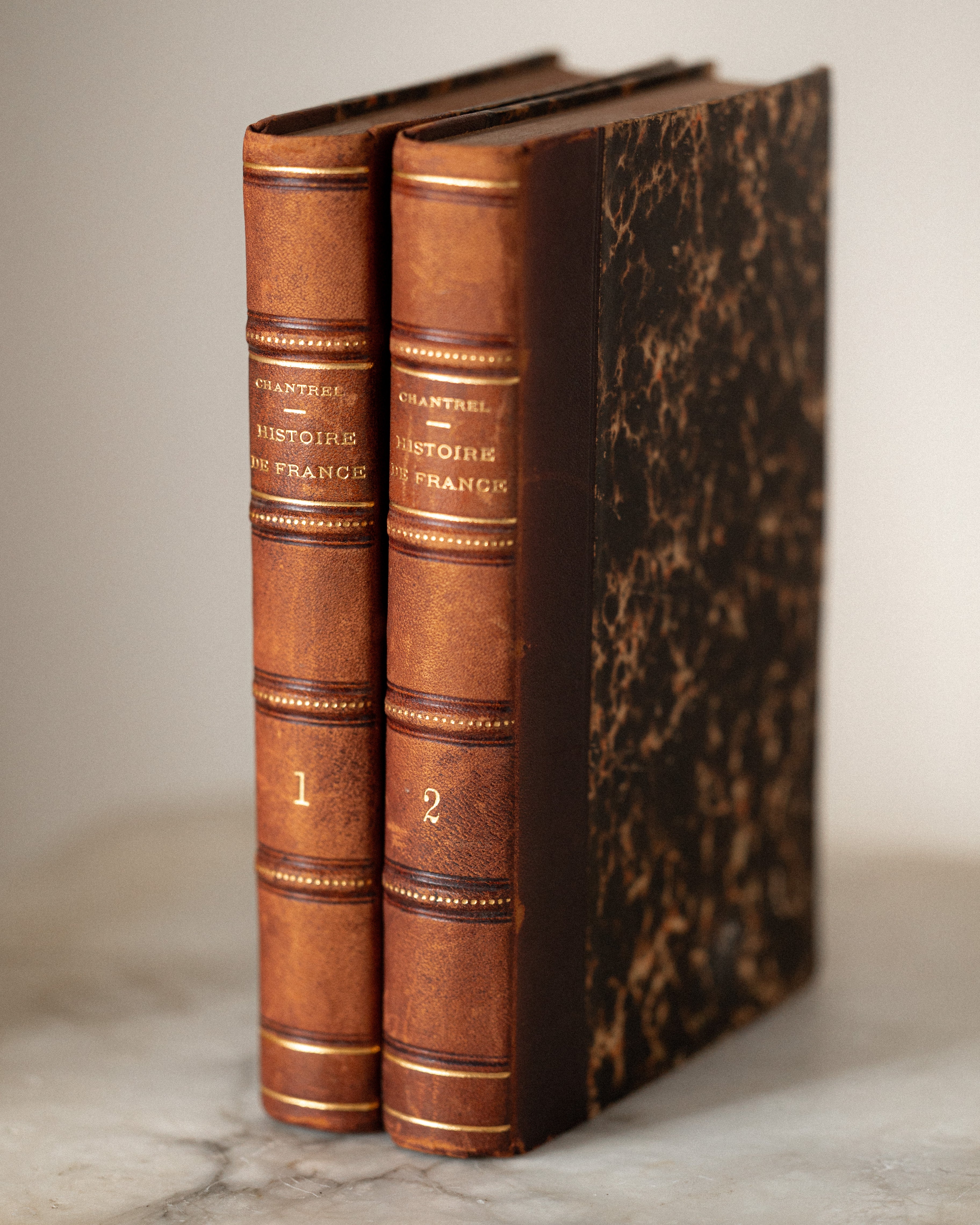 Histoire de France –  1863 French 2-Book Set