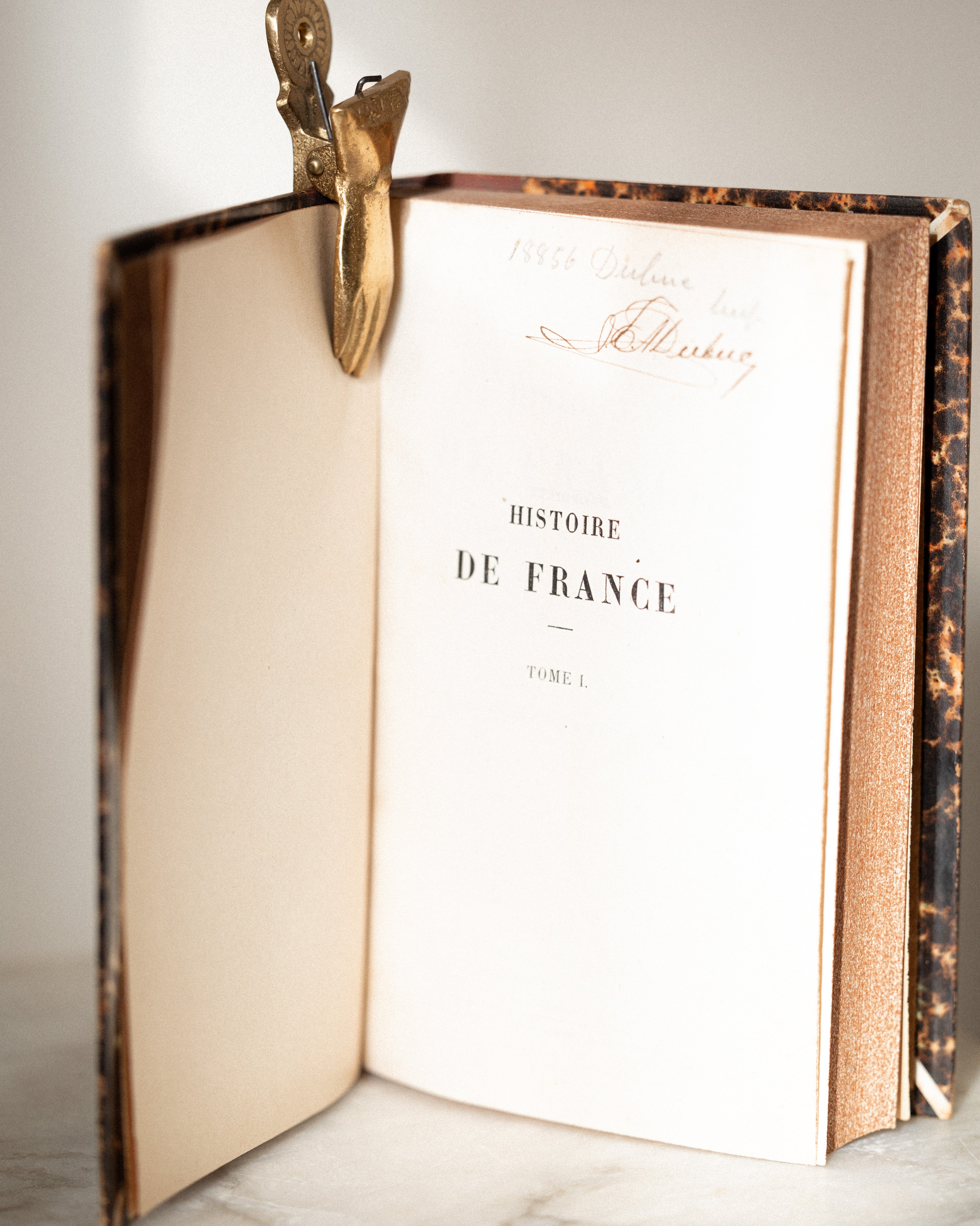 Histoire de France –  1863 French 2-Book Set