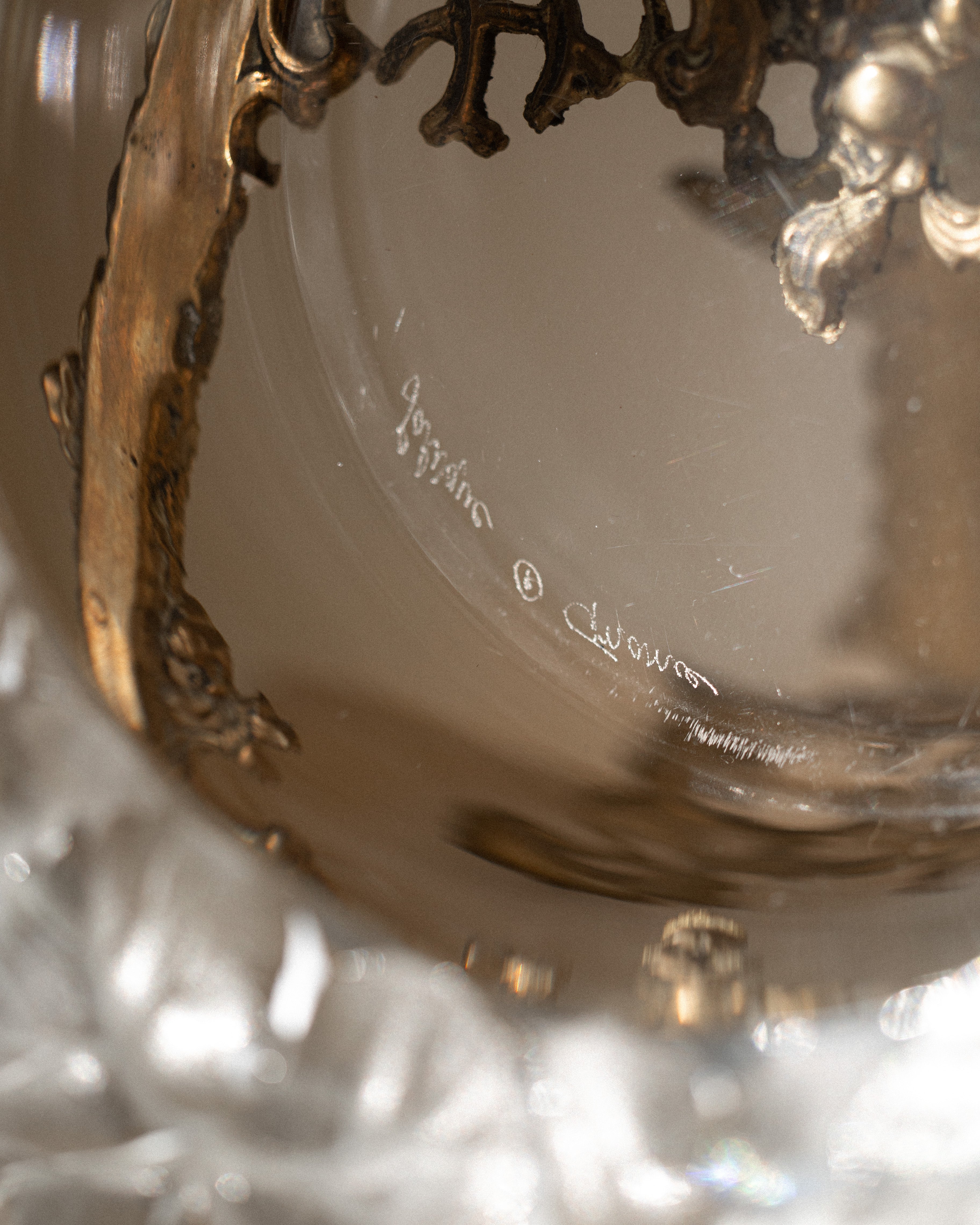 Lalique France Frosted Crystal Dish