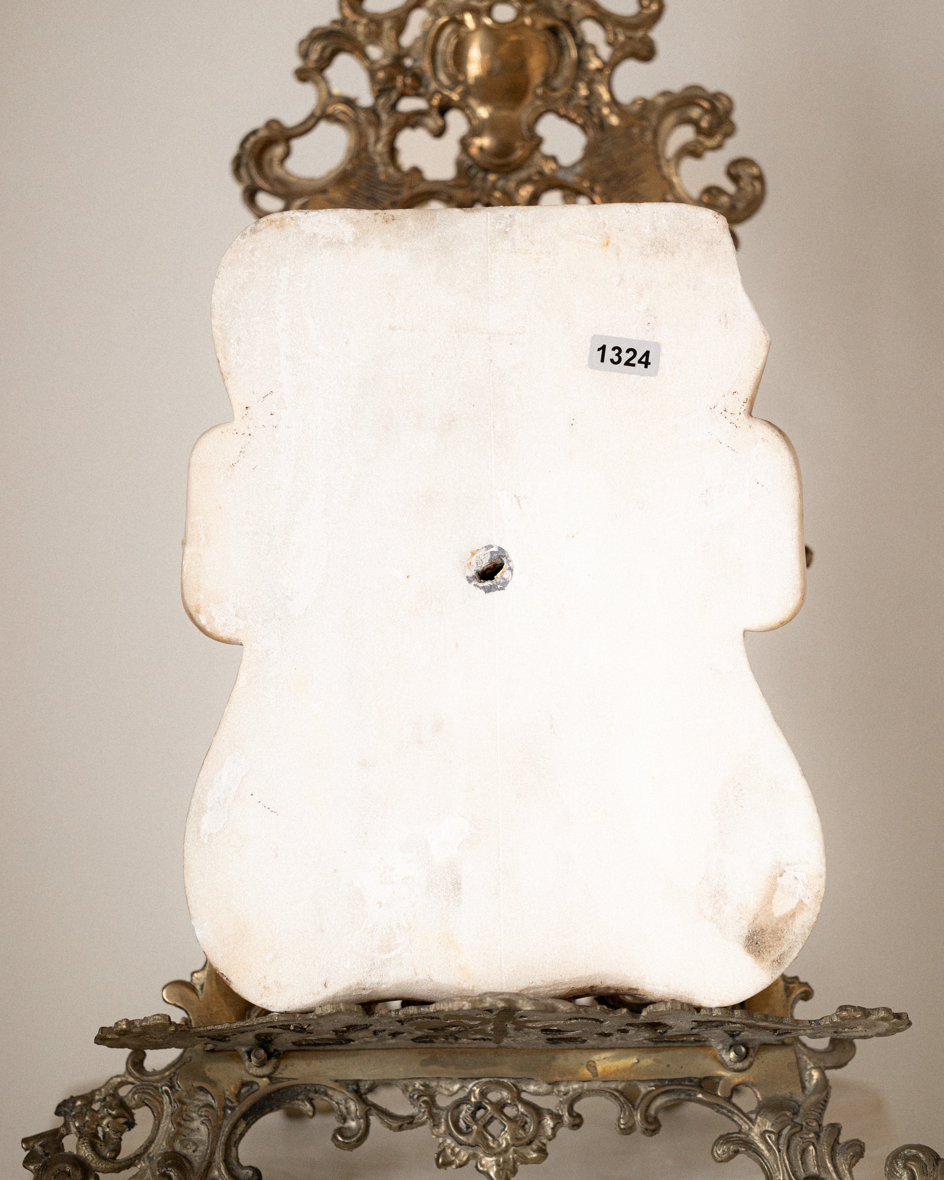 Carved Floral Marble Architectural Salvage