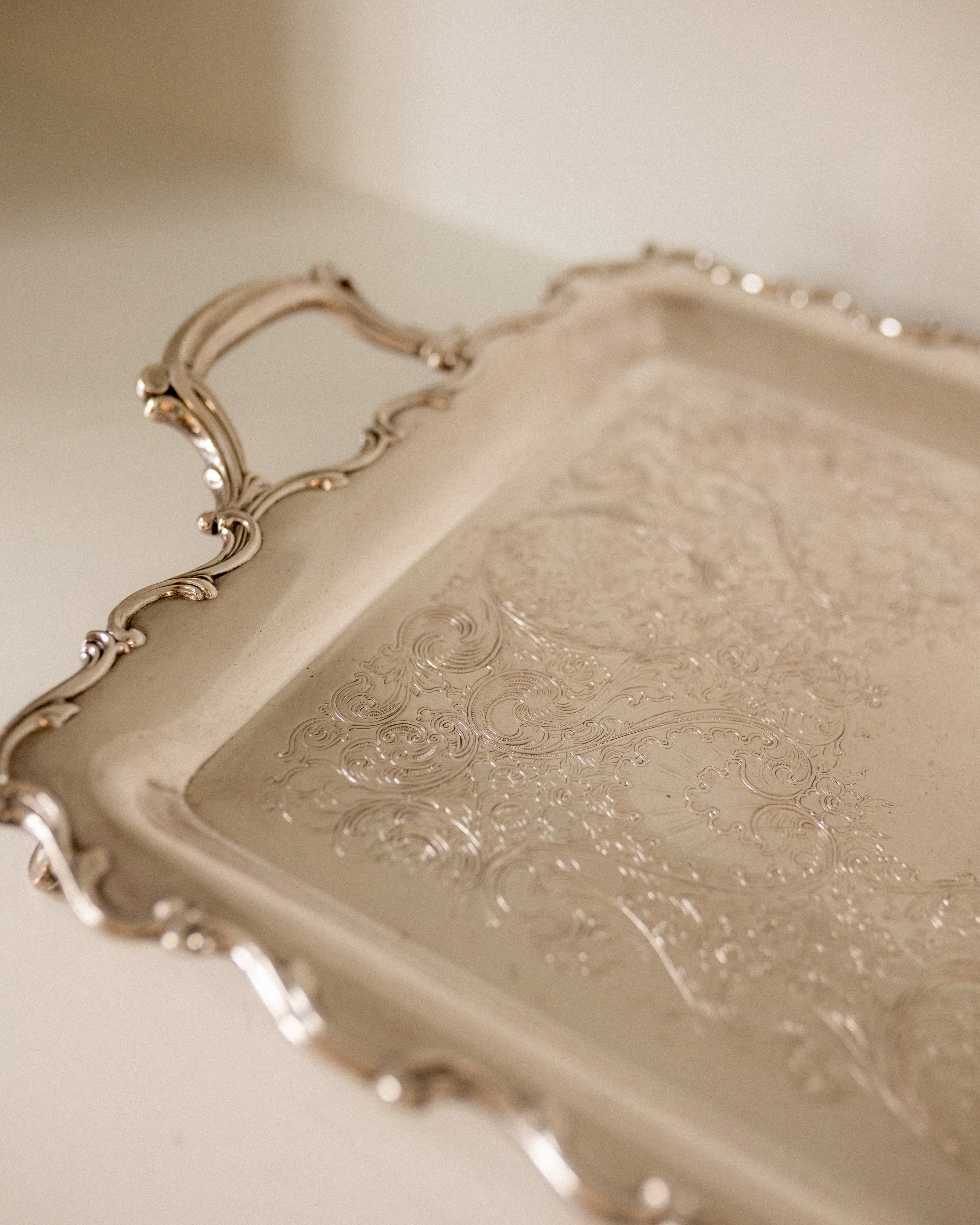 Silverplate Serving Tray